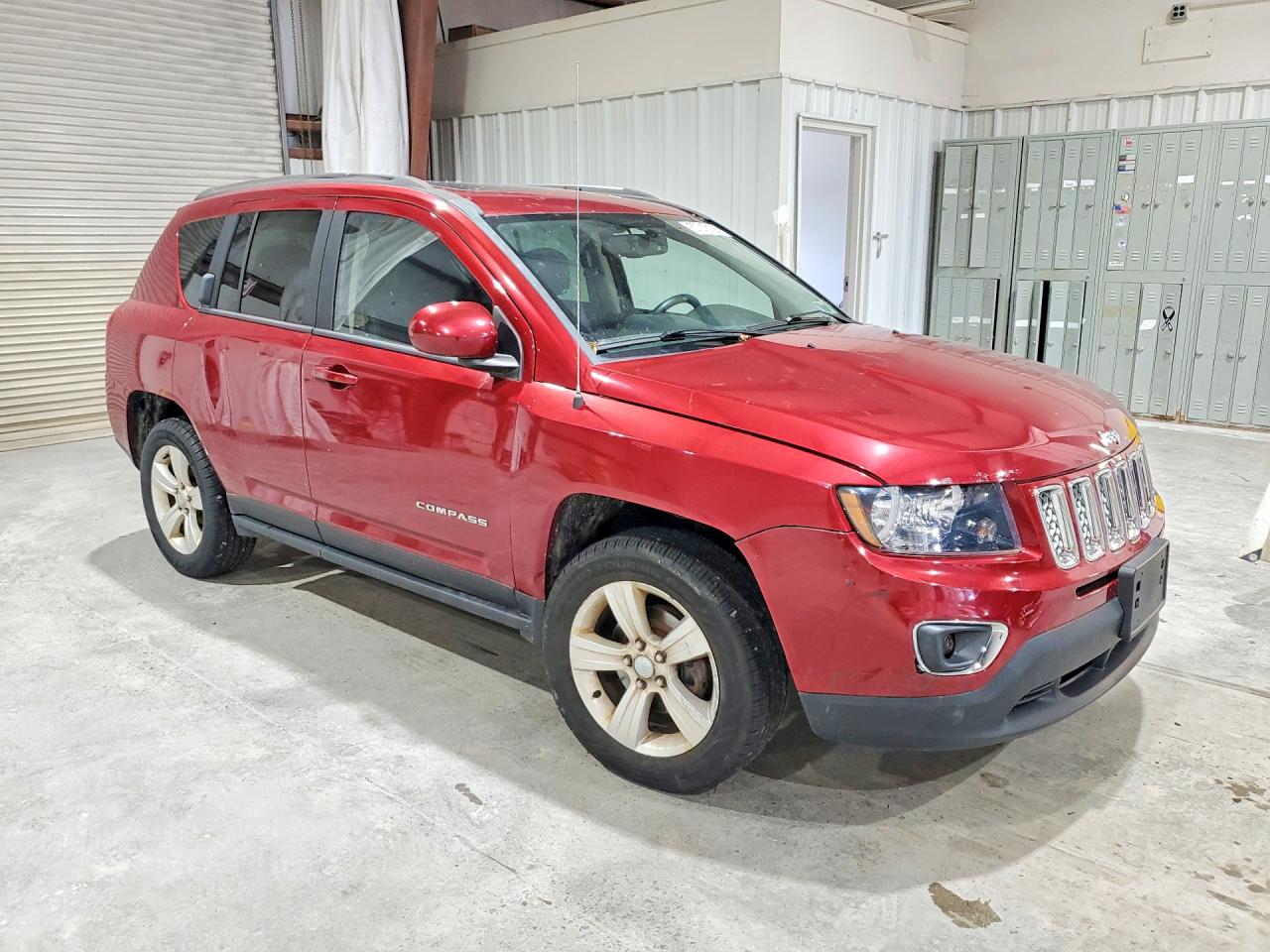 2015 Jeep Compass Latitude Красный vin: 1C4NJDEB4FD245177