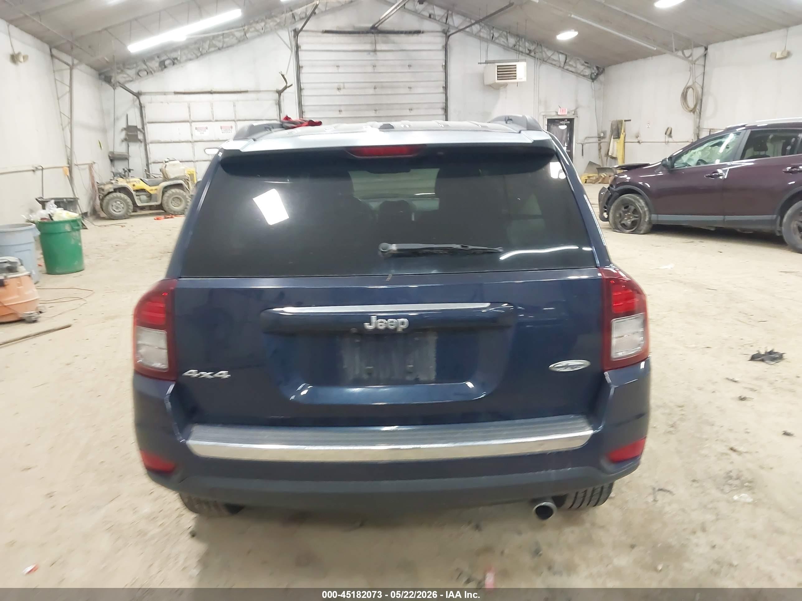 2017 Jeep Compass High Altitude 4x4 Синий vin: 1C4NJDEB4HD112311
