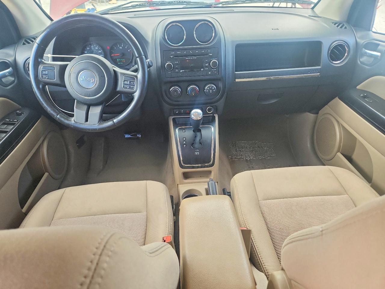 2012 Jeep Compass Latitude Red vin: 1C4NJDEB5CD525153