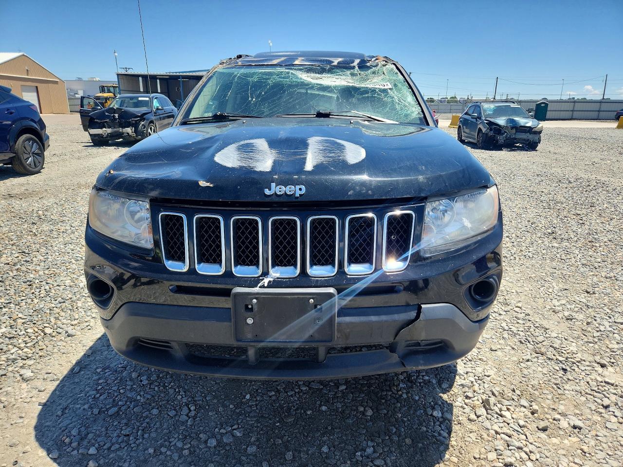 2012 Jeep Compass Latitude Черный vin: 1C4NJDEB5CD609067