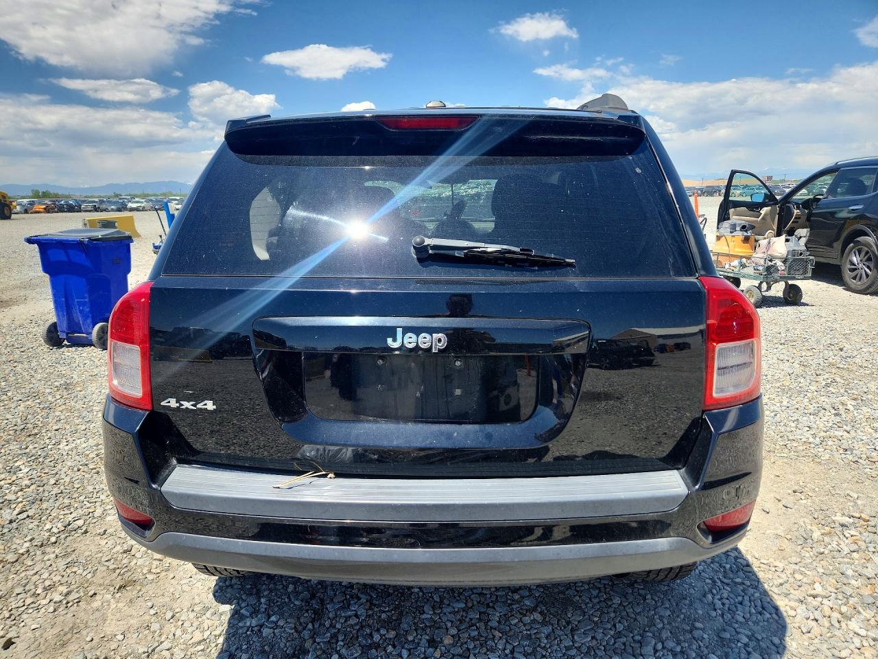 2012 Jeep Compass Latitude Черный vin: 1C4NJDEB5CD609067