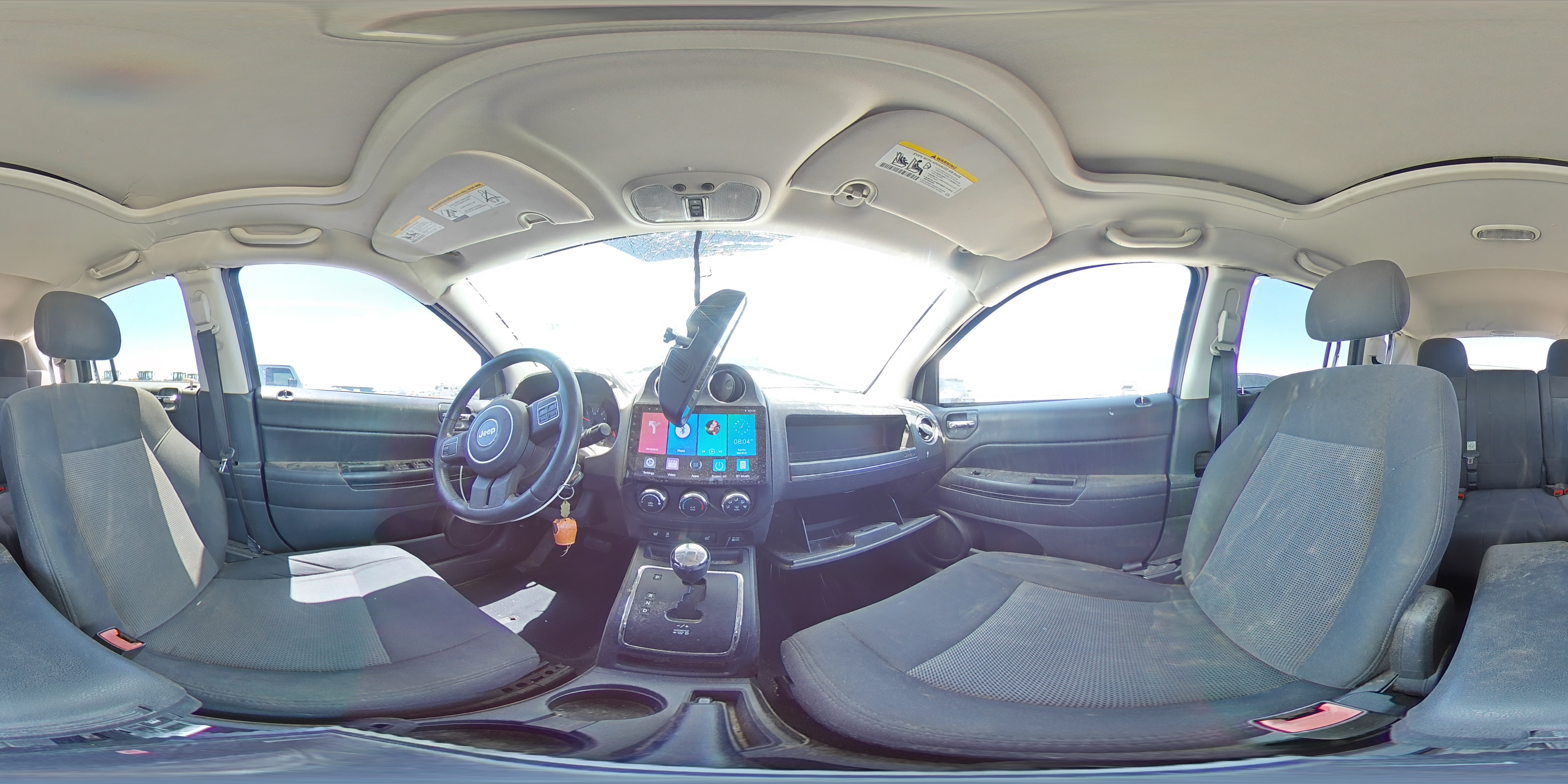 2012 Jeep Compass Latitude Черный vin: 1C4NJDEB5CD609067