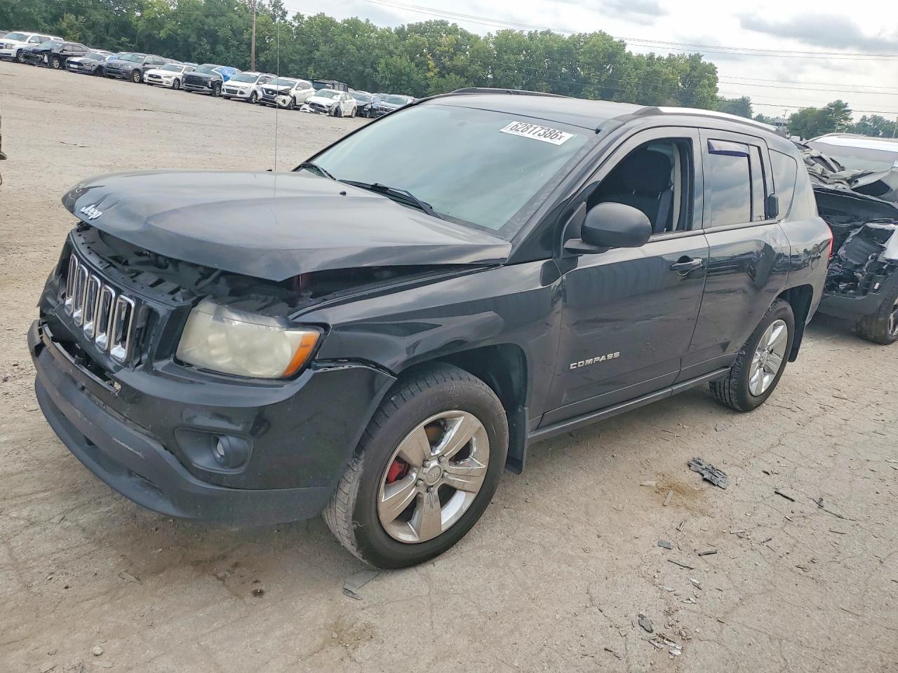 2012 Jeep Compass Latitude Black vin: 1C4NJDEB5CD661914
