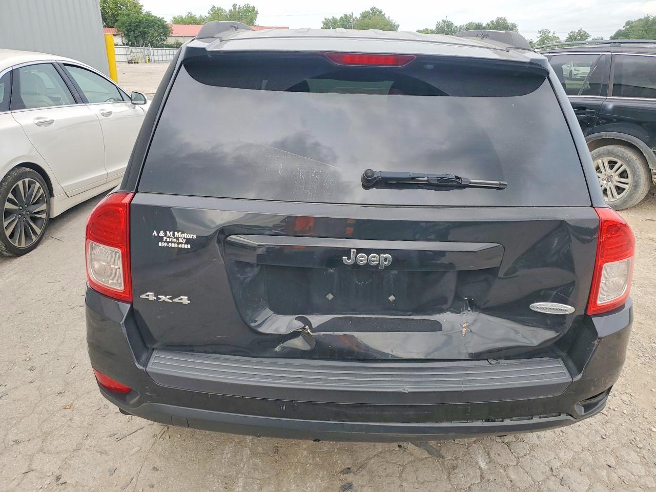 2012 Jeep Compass Latitude Black vin: 1C4NJDEB5CD661914