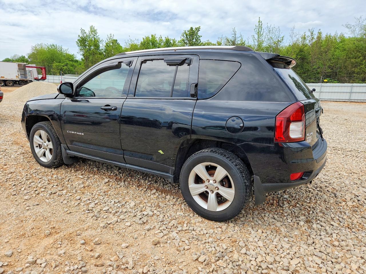 2014 Jeep Compass Latitude Black vin: 1C4NJDEB5ED858696