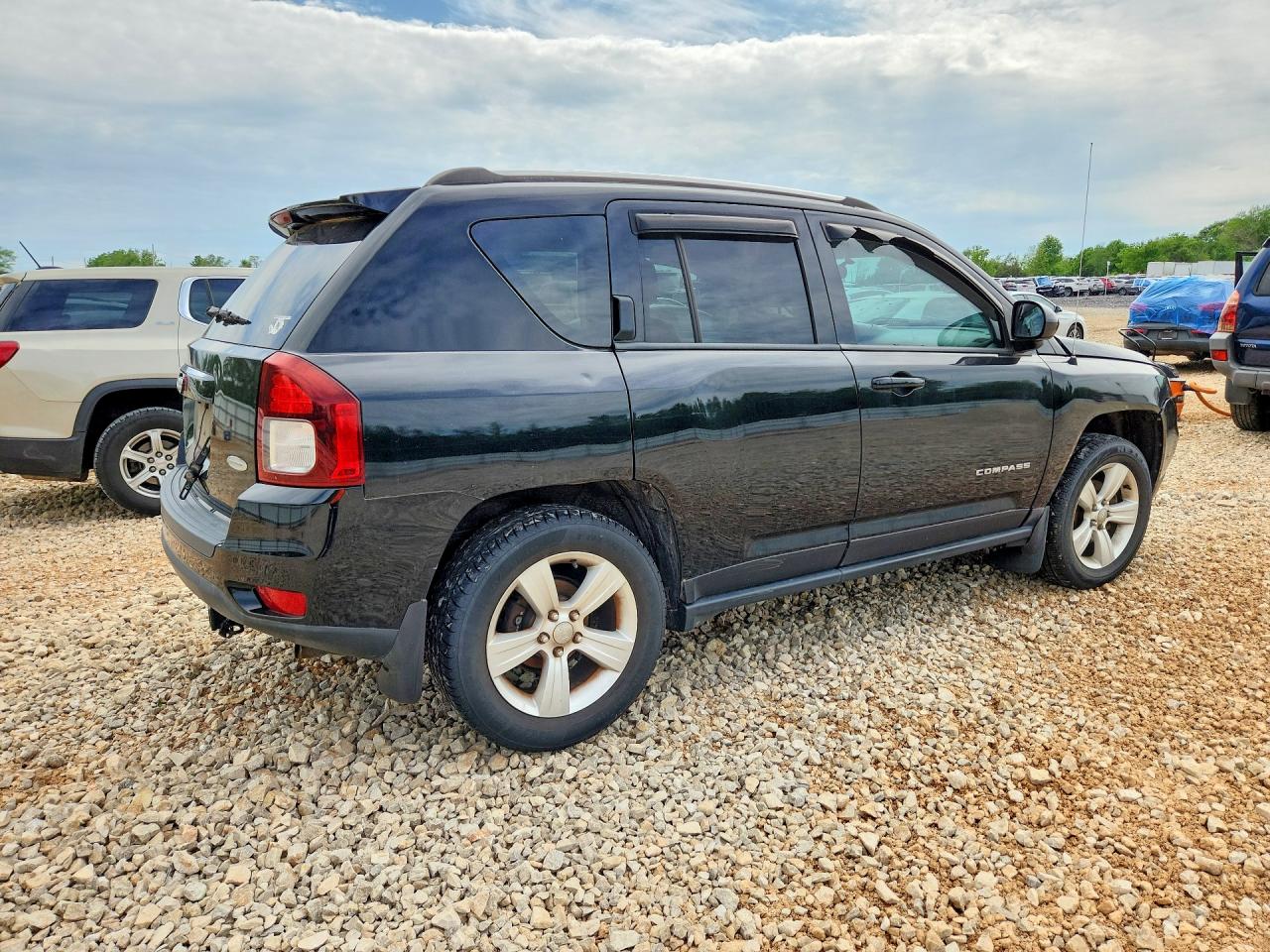 2014 Jeep Compass Latitude Black vin: 1C4NJDEB5ED858696