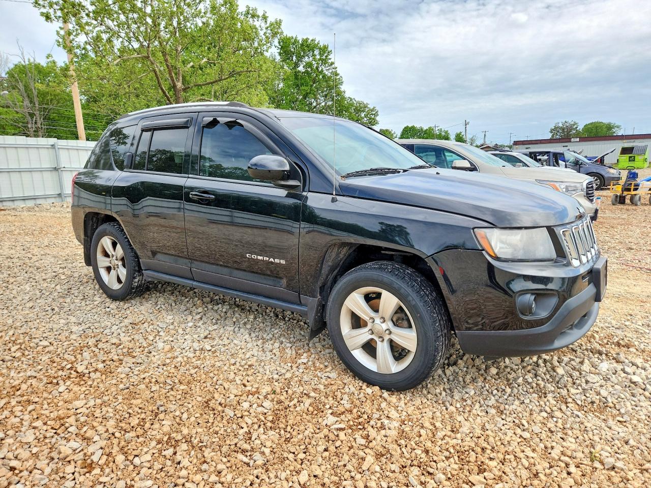 2014 Jeep Compass Latitude Black vin: 1C4NJDEB5ED858696