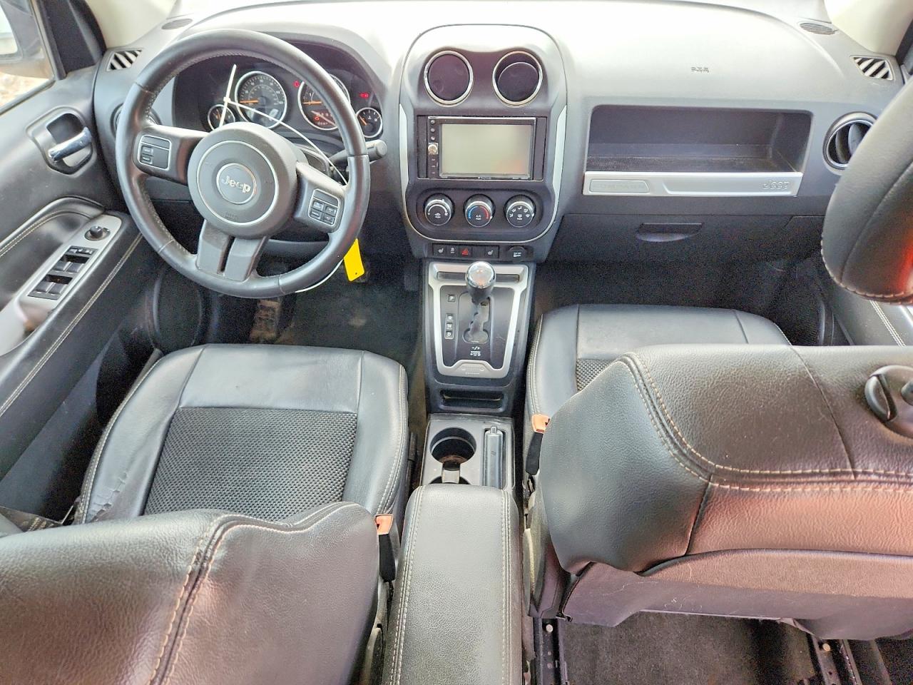 2014 Jeep Compass Latitude Black vin: 1C4NJDEB5ED858696