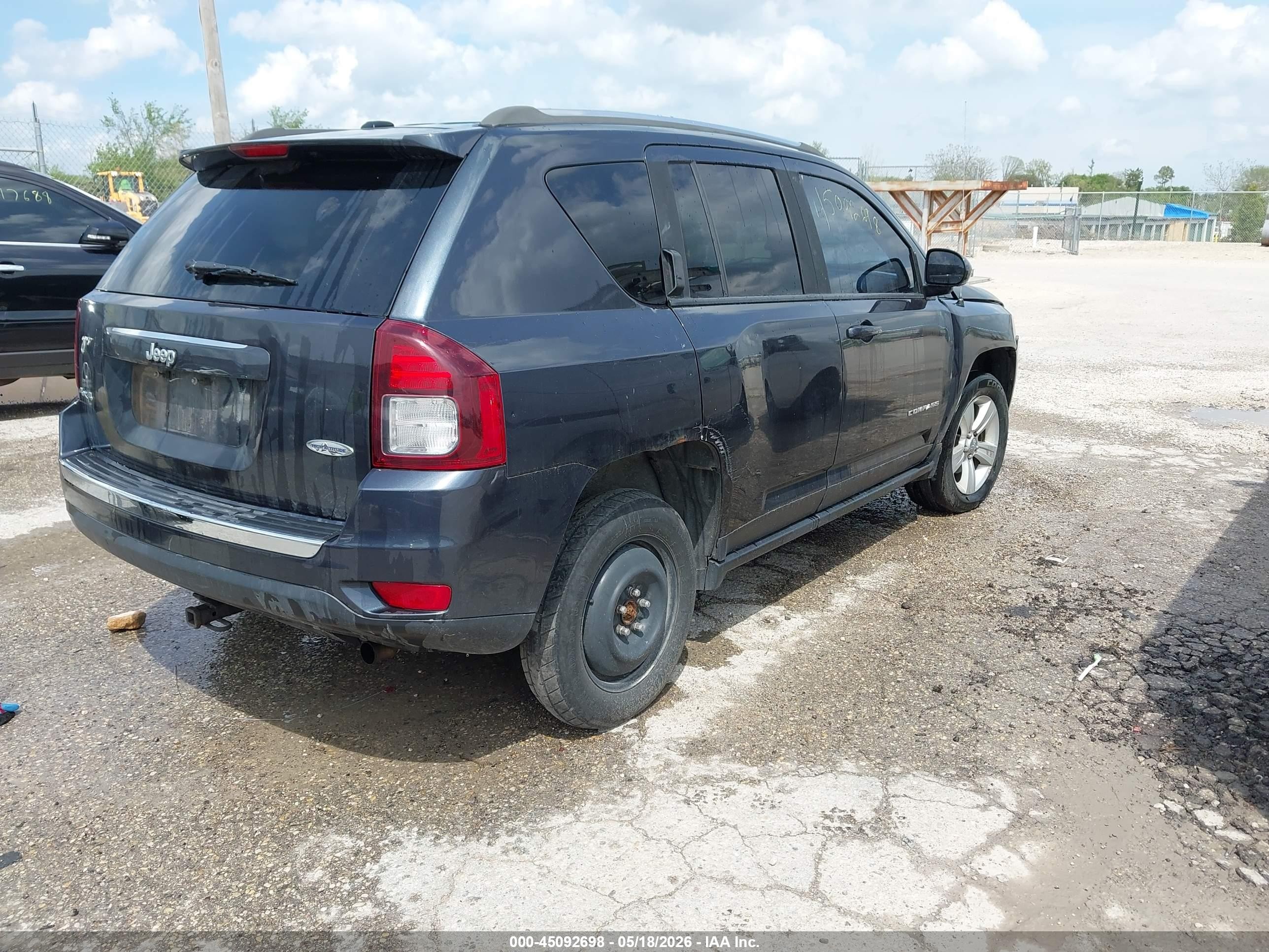 2015 Jeep Compass High Altitude Edition Gray vin: 1C4NJDEB5FD117837