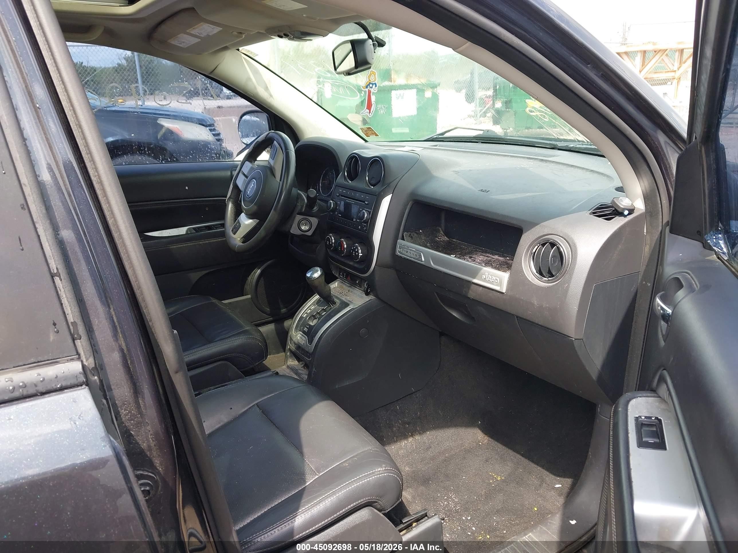 2015 Jeep Compass High Altitude Edition Gray vin: 1C4NJDEB5FD117837