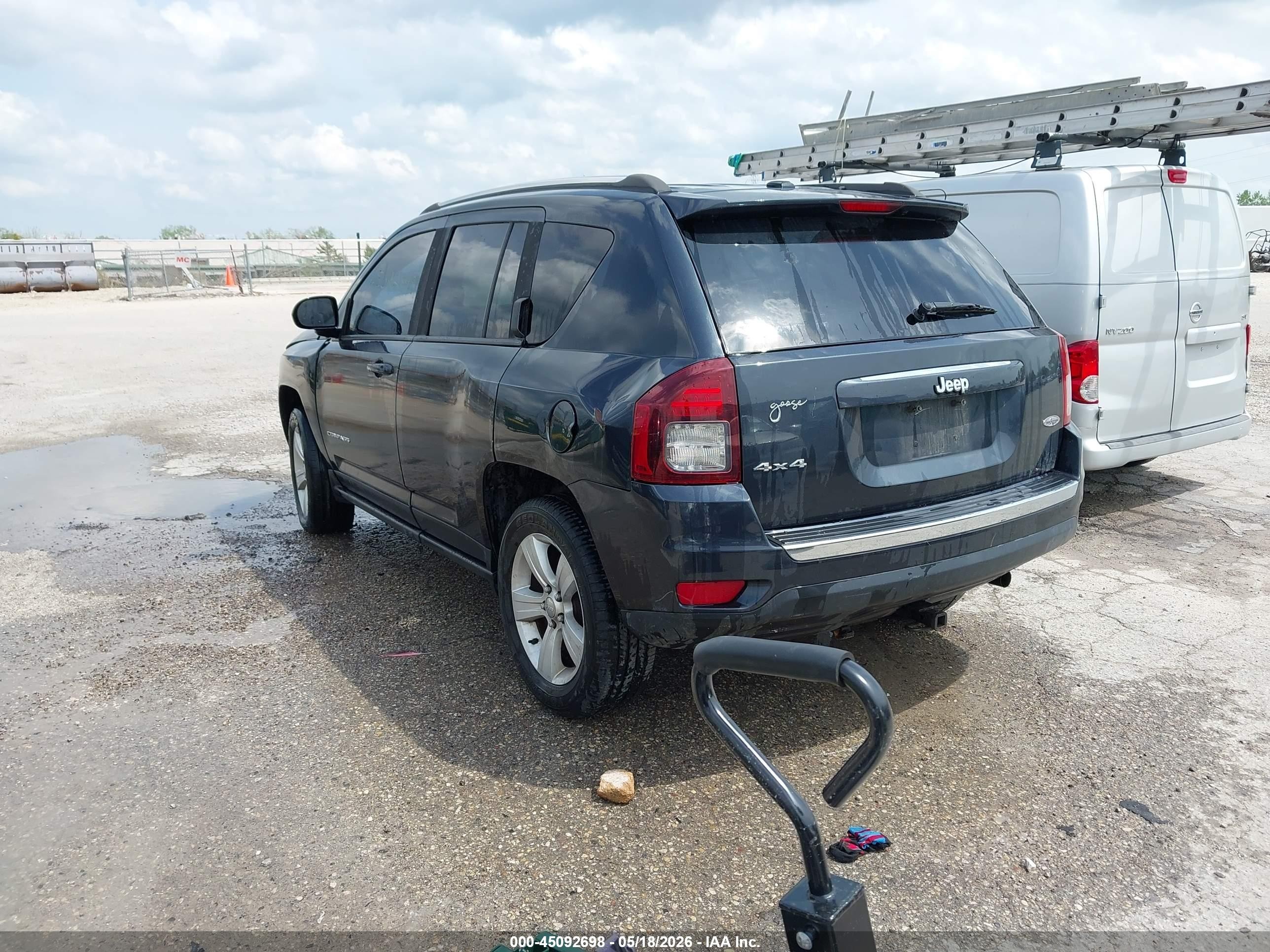 2015 Jeep Compass High Altitude Edition Gray vin: 1C4NJDEB5FD117837