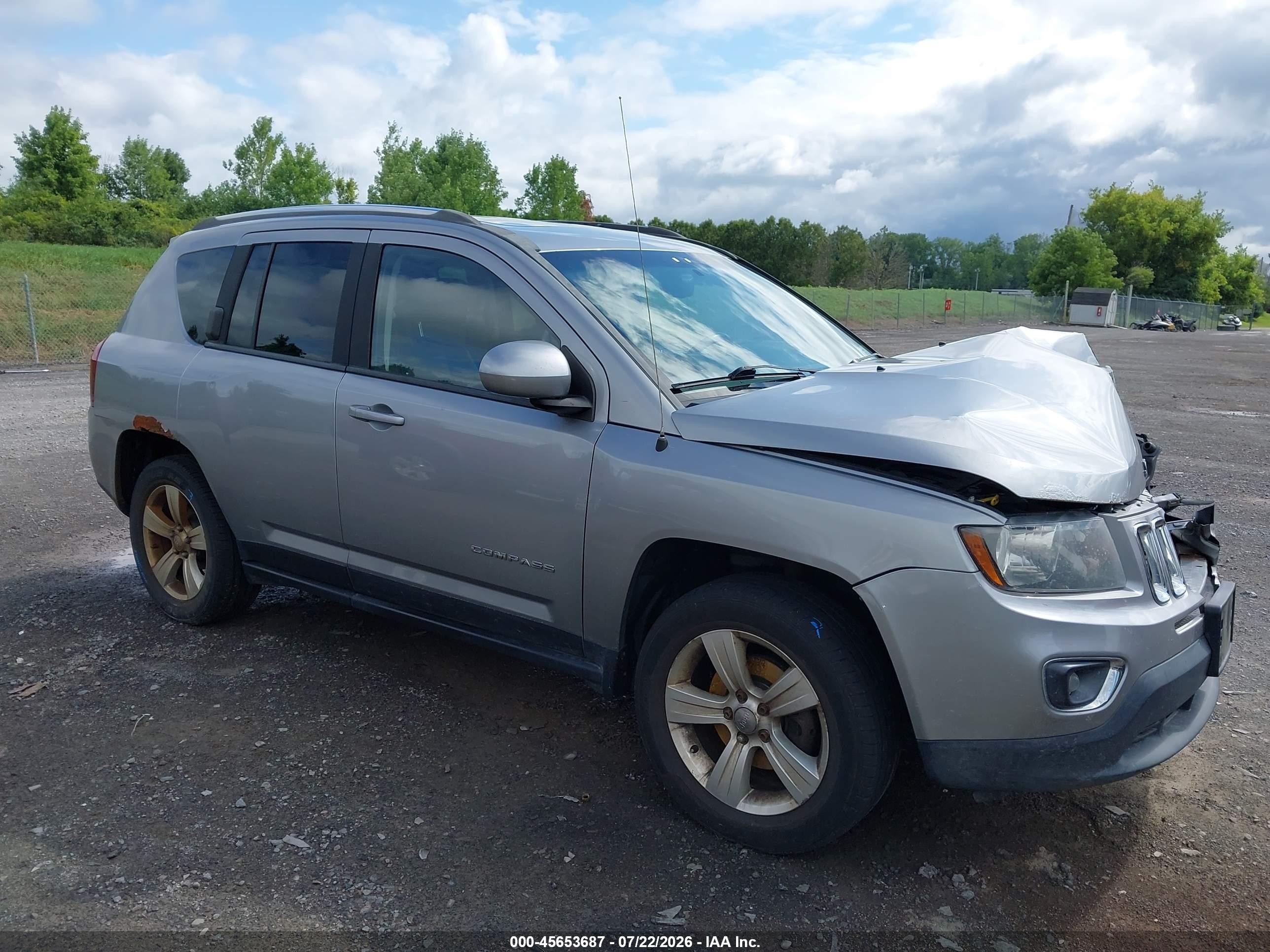 2015 Jeep Compass High Altitude Edition Gray vin: 1C4NJDEB5FD184583
