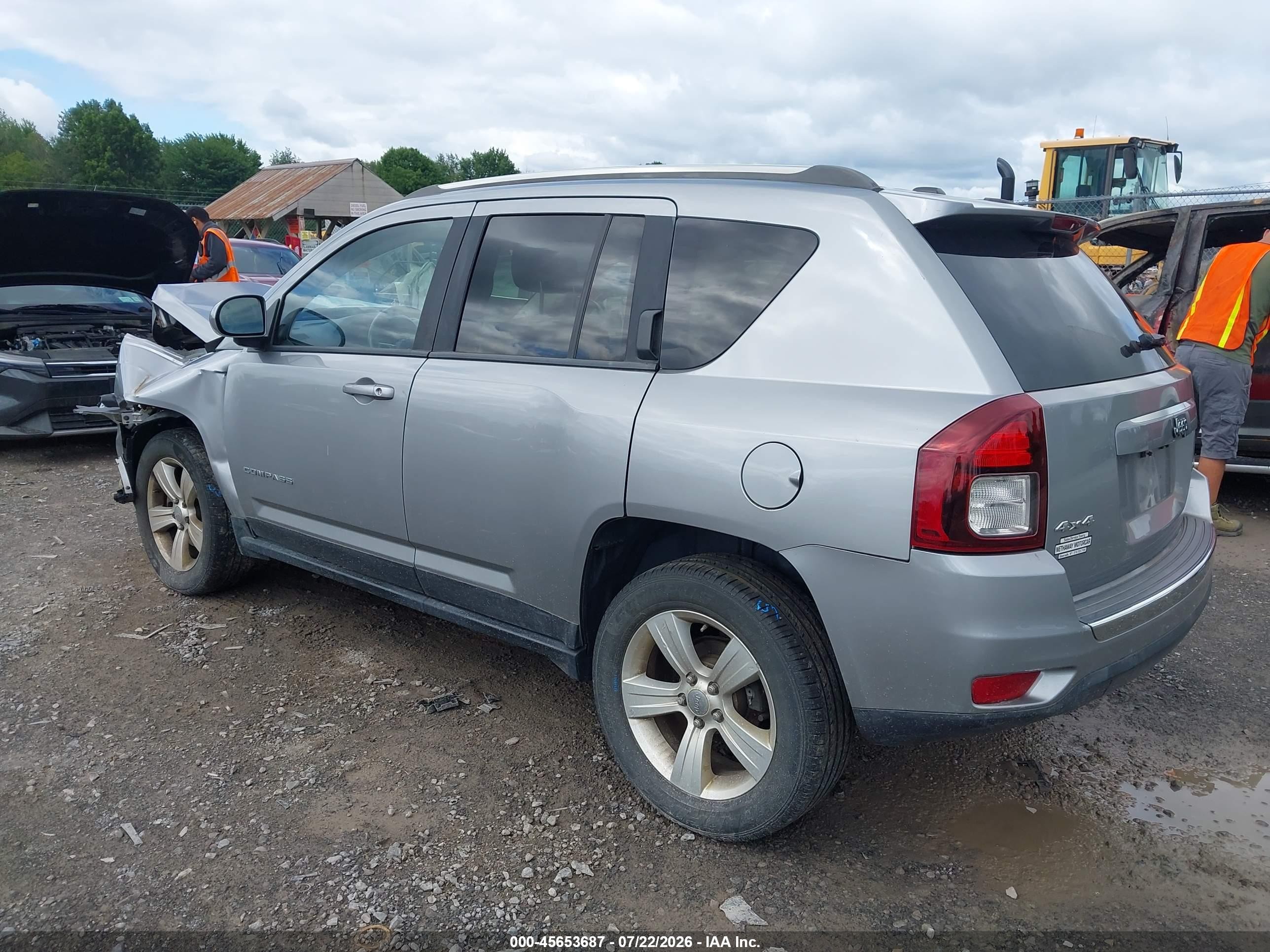2015 Jeep Compass High Altitude Edition Gray vin: 1C4NJDEB5FD184583