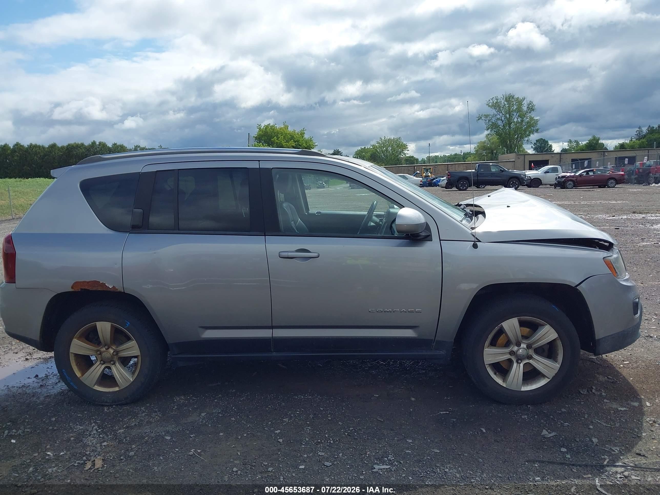 2015 Jeep Compass High Altitude Edition Gray vin: 1C4NJDEB5FD184583