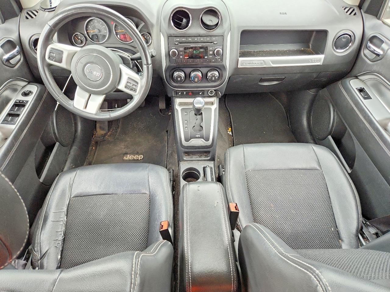 2015 Jeep Compass Latitude White vin: 1C4NJDEB5FD189492
