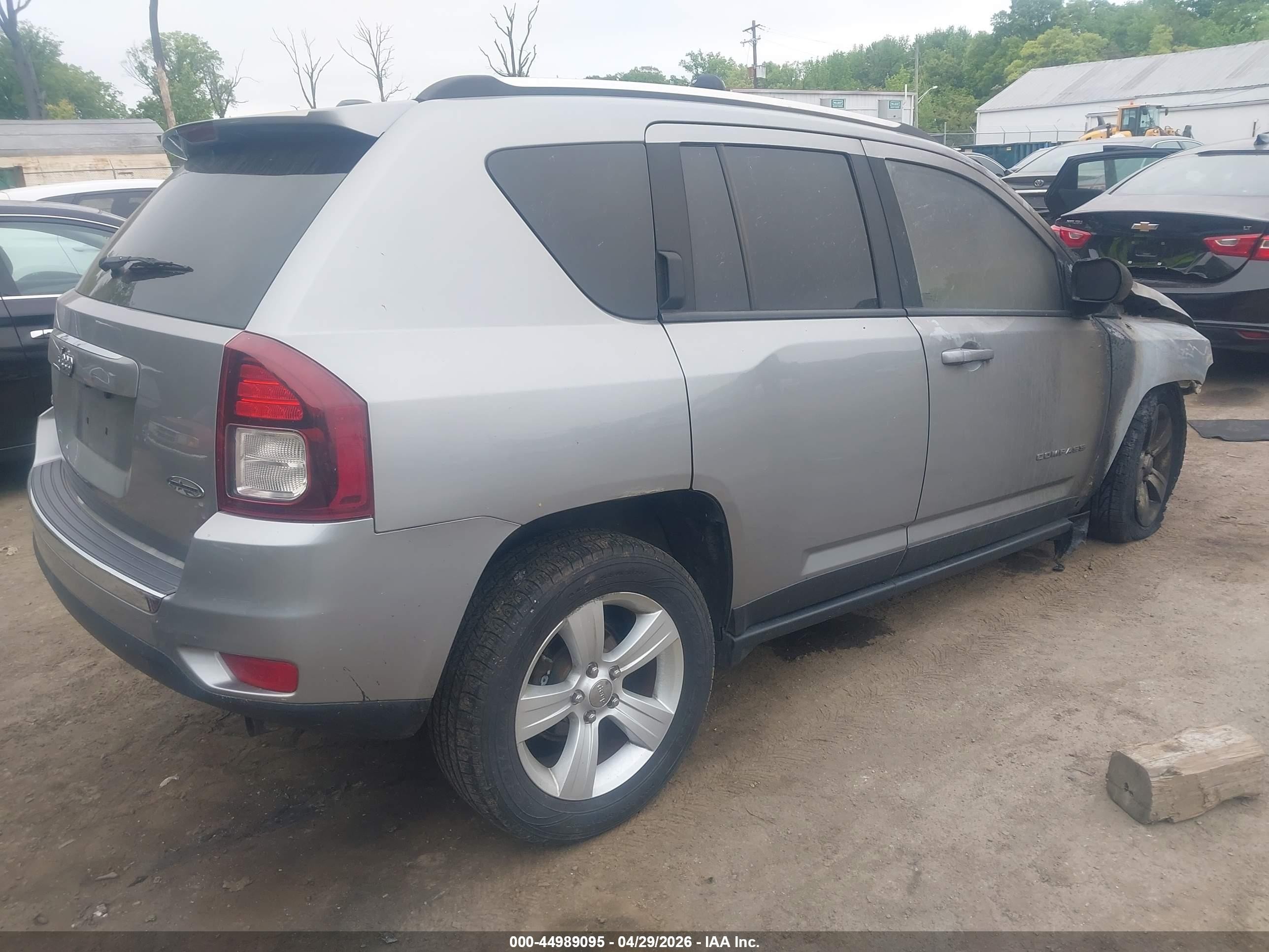 2015 Jeep Compass High Altitude Edition Silver vin: 1C4NJDEB5FD304074