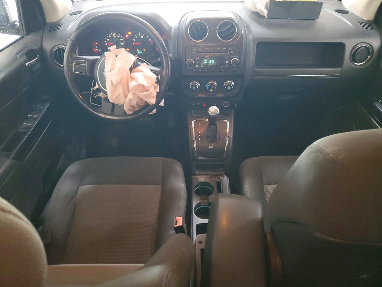 2012 Jeep Compass Latitude Black vin: 1C4NJDEB6CD511116