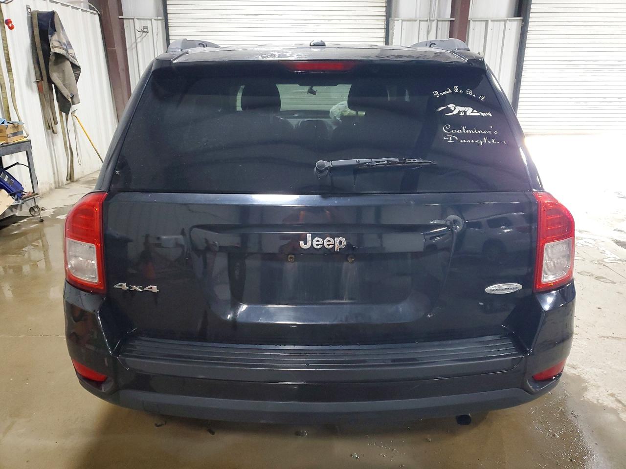 2012 Jeep Compass Latitude Black vin: 1C4NJDEB6CD511116