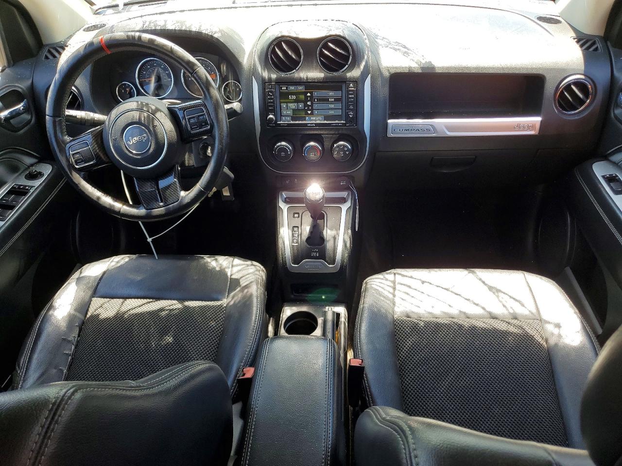 2014 Jeep Compass Latitude White vin: 1C4NJDEB6ED521471