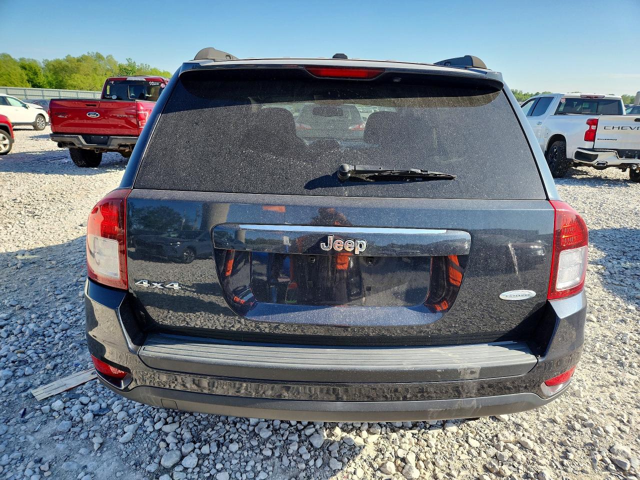 2014 Jeep Compass Latitude Черный vin: 1C4NJDEB6ED530476