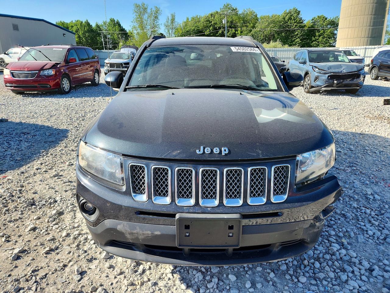 2014 Jeep Compass Latitude Черный vin: 1C4NJDEB6ED530476