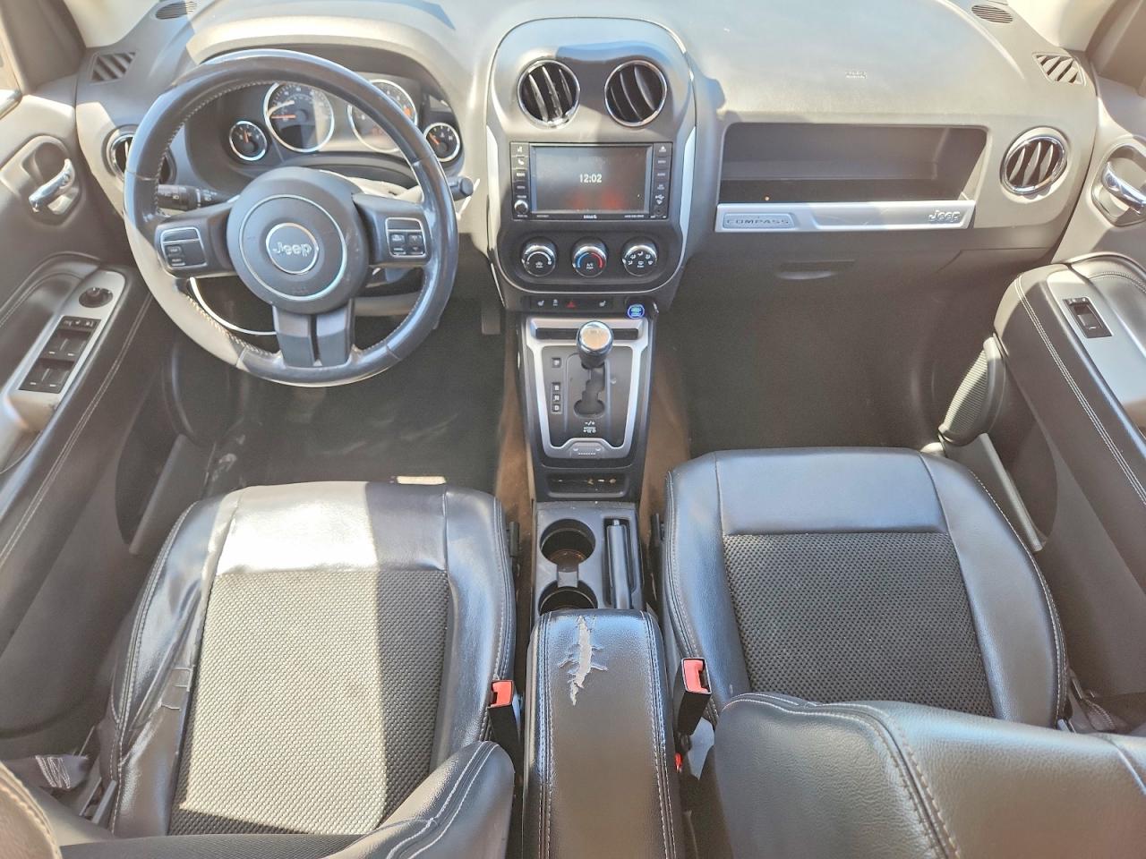 2014 Jeep Compass Latitude White vin: 1C4NJDEB6ED532583