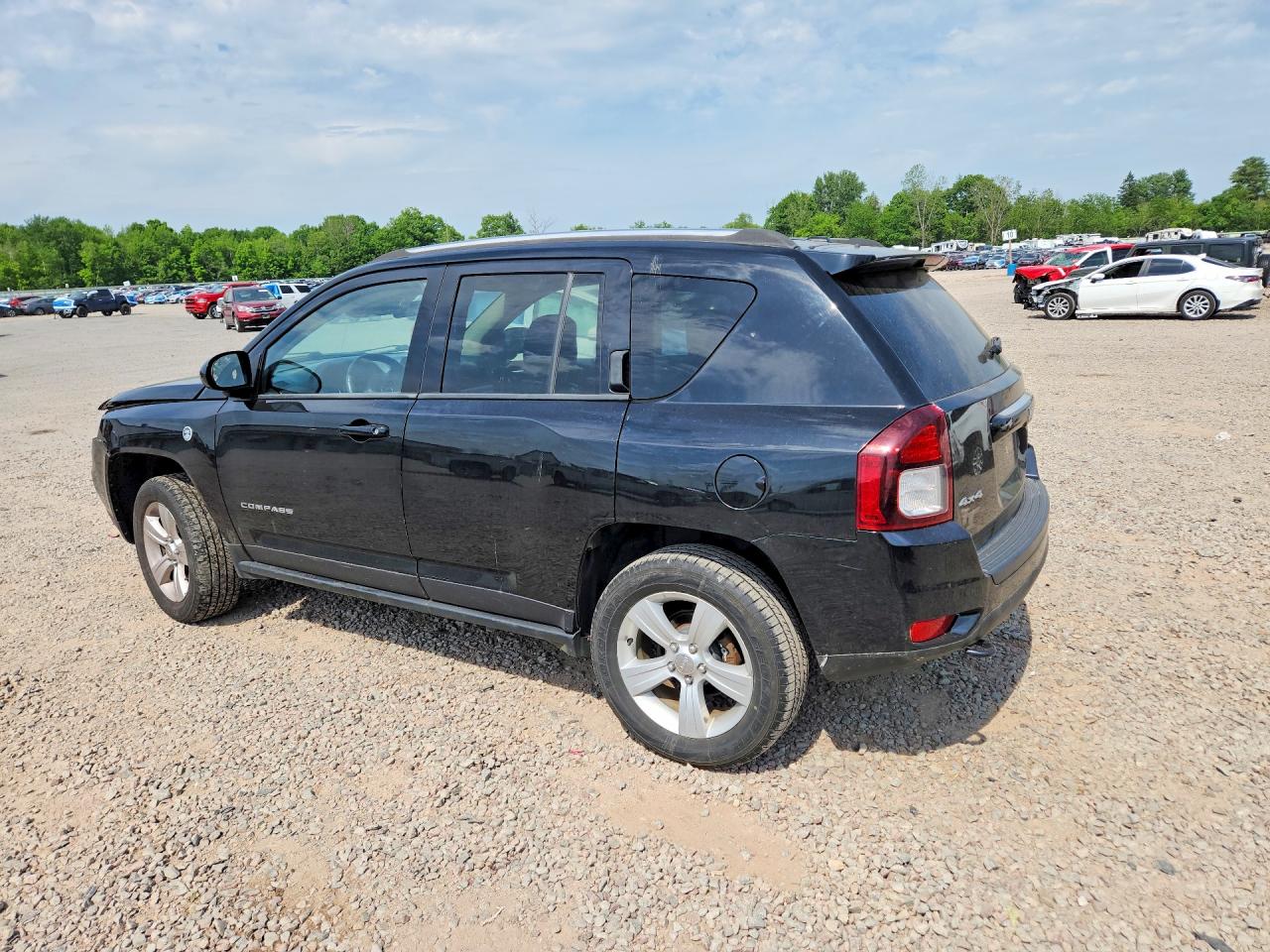 2014 Jeep Compass Latitude Black vin: 1C4NJDEB6ED688266