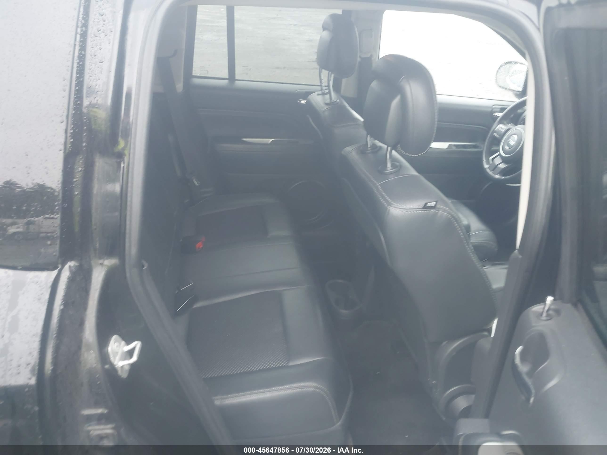 2014 Jeep Compass Latitude Black vin: 1C4NJDEB6ED729379