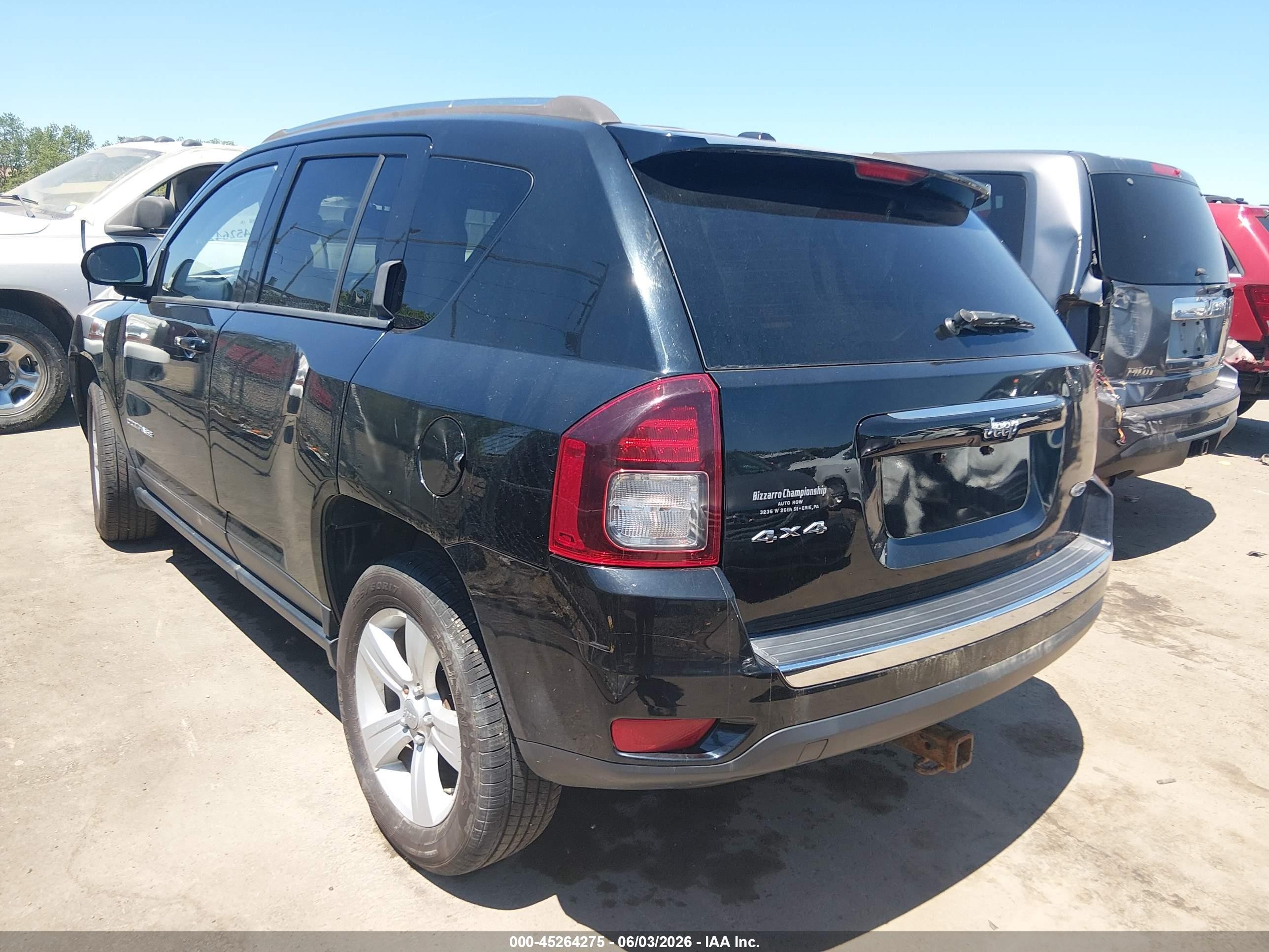 2015 Jeep Compass High Altitude Edition Black vin: 1C4NJDEB6FD109584