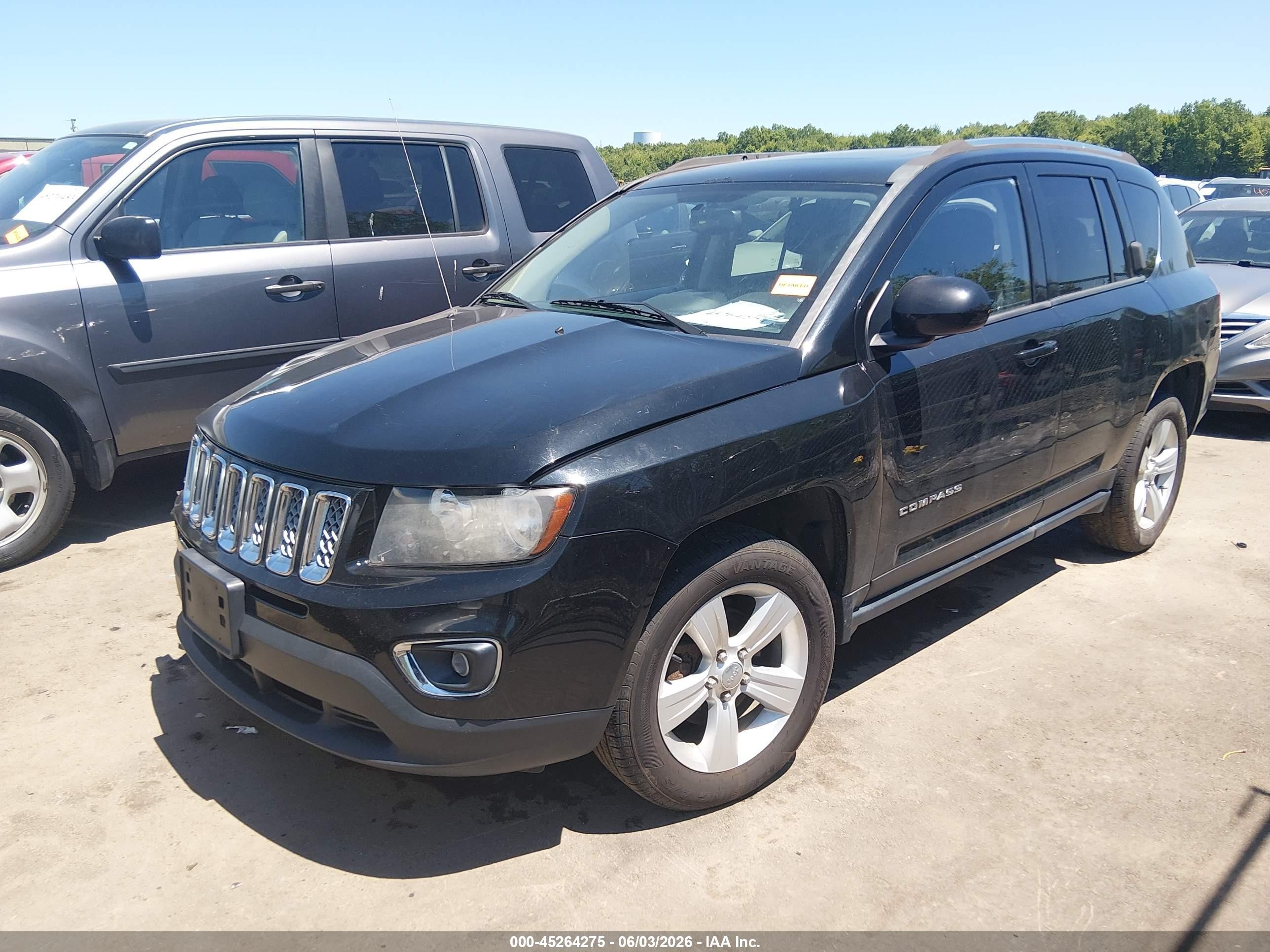 2015 Jeep Compass High Altitude Edition Black vin: 1C4NJDEB6FD109584