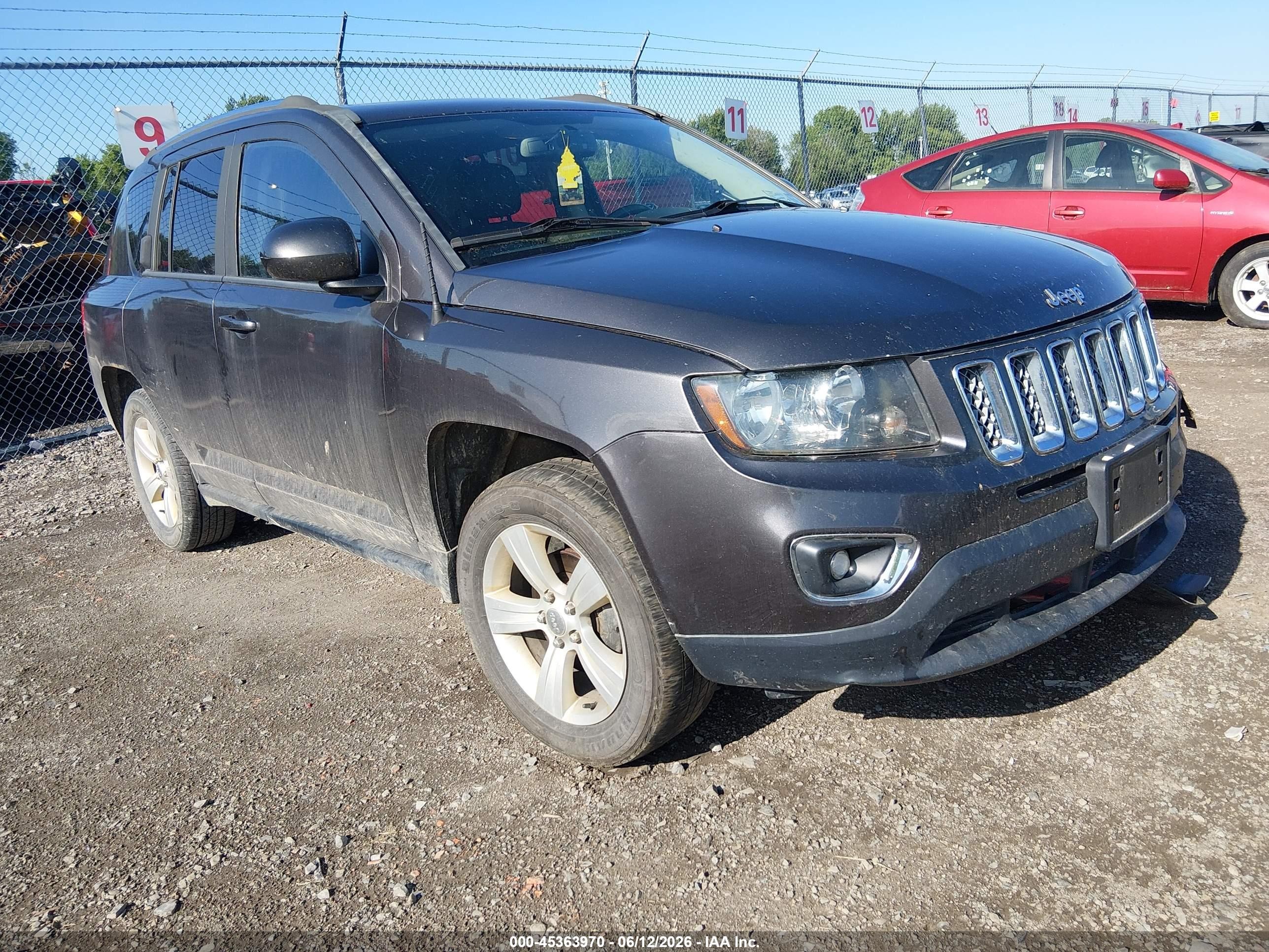 2015 Jeep Compass High Altitude Edition Gray vin: 1C4NJDEB6FD218398