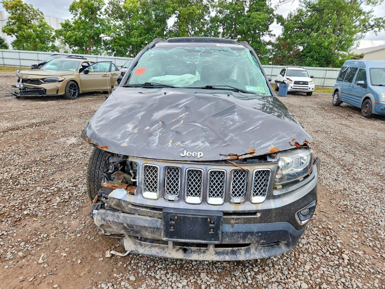 2015 Jeep Compass Latitude Charcoal vin: 1C4NJDEB6FD303659