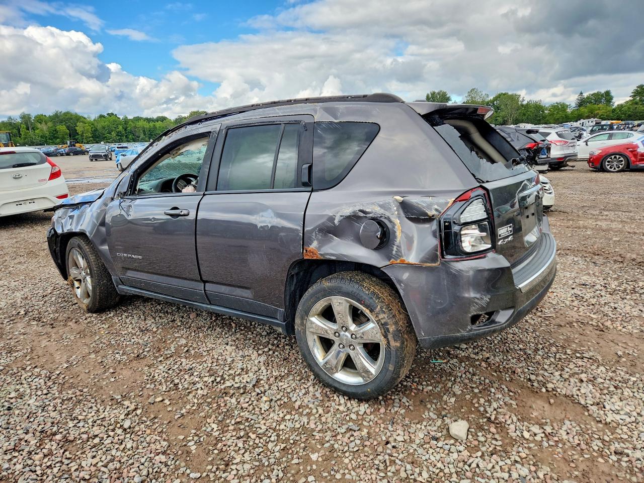 2015 Jeep Compass Latitude Charcoal vin: 1C4NJDEB6FD303659