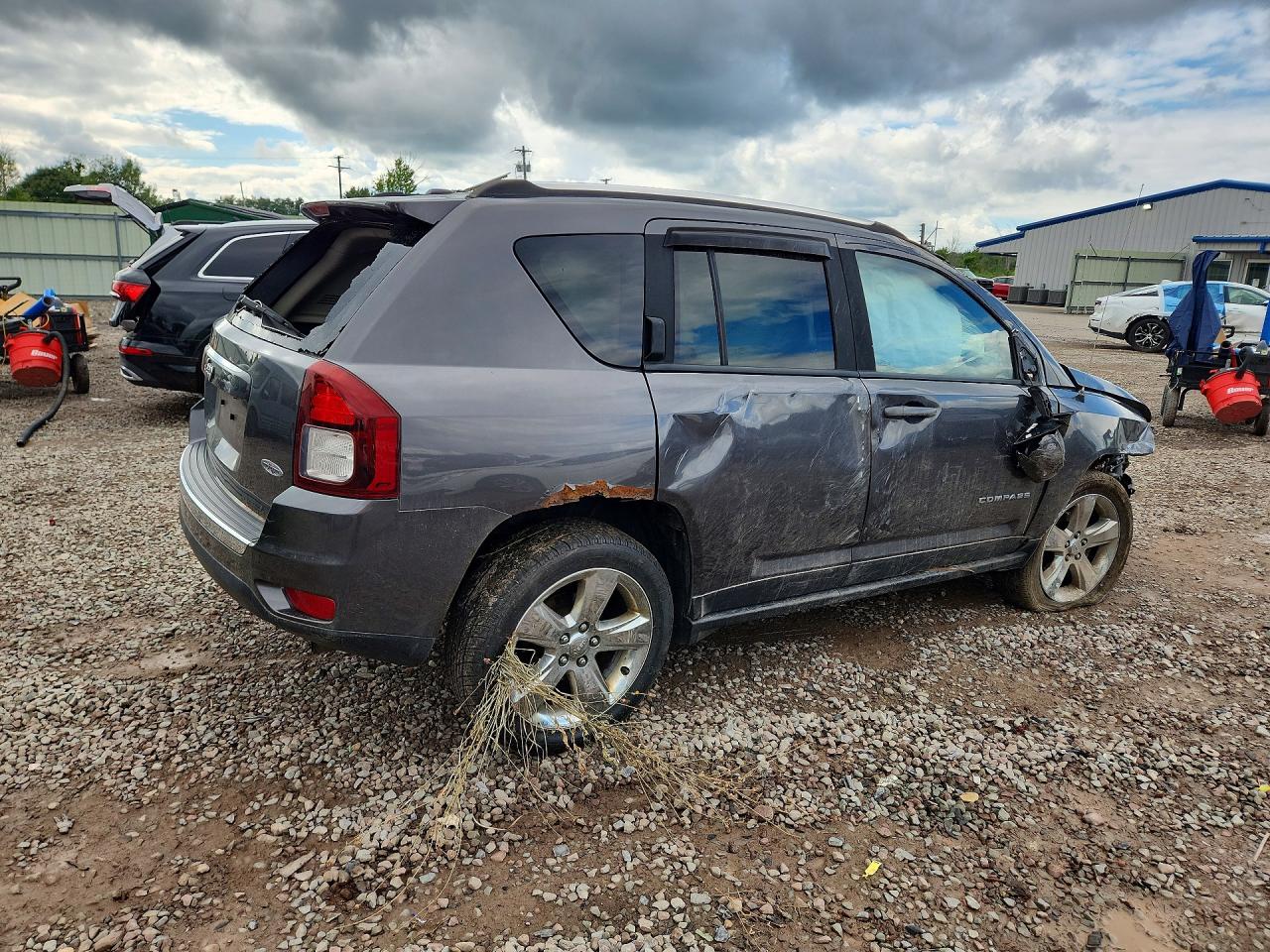 2015 Jeep Compass Latitude Charcoal vin: 1C4NJDEB6FD303659
