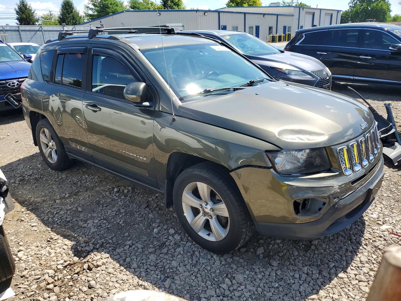 2015 Jeep Compass Latitude Green vin: 1C4NJDEB6FD333695