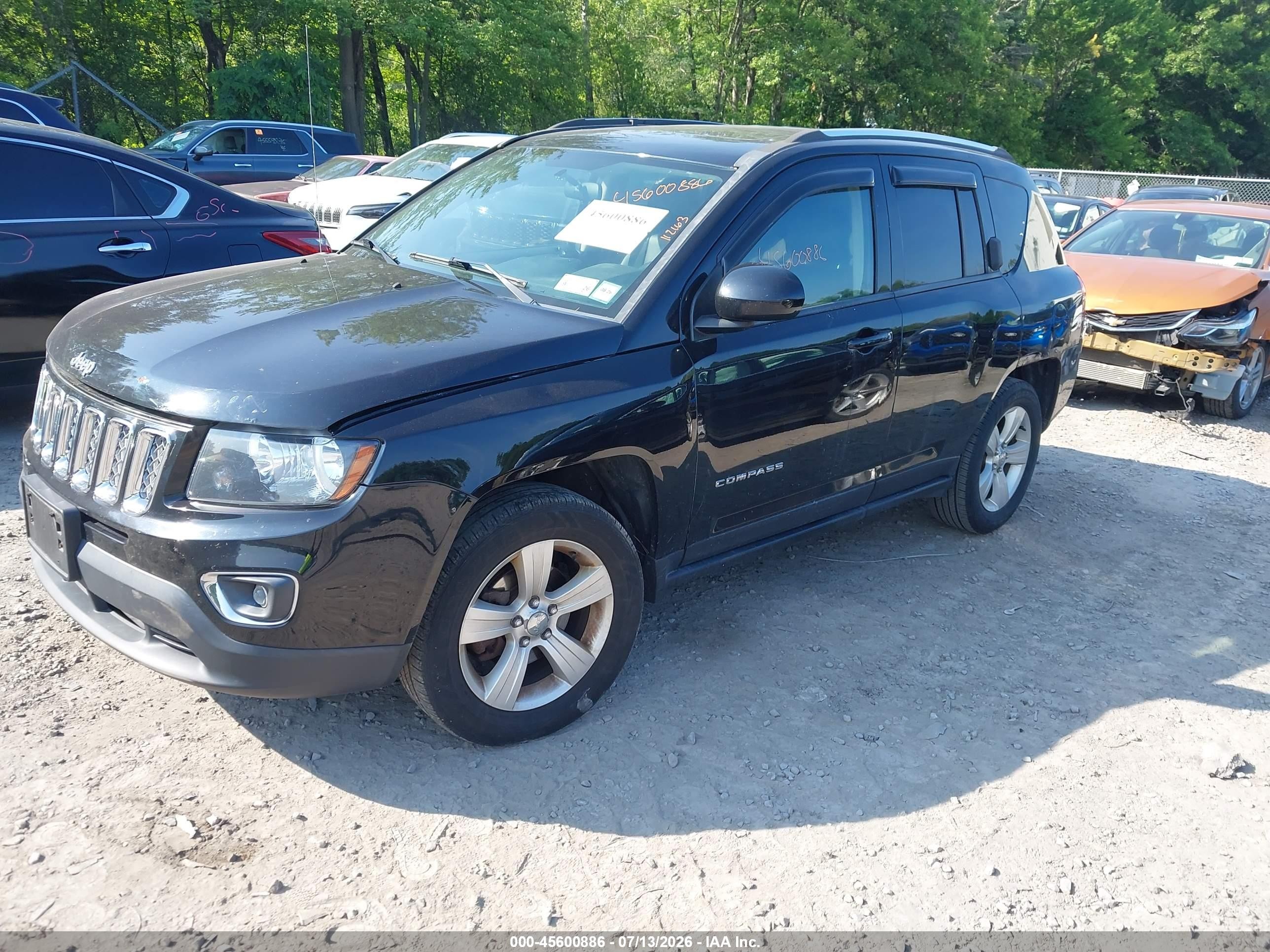 2015 Jeep Compass High Altitude Edition Черный vin: 1C4NJDEB6FD370746