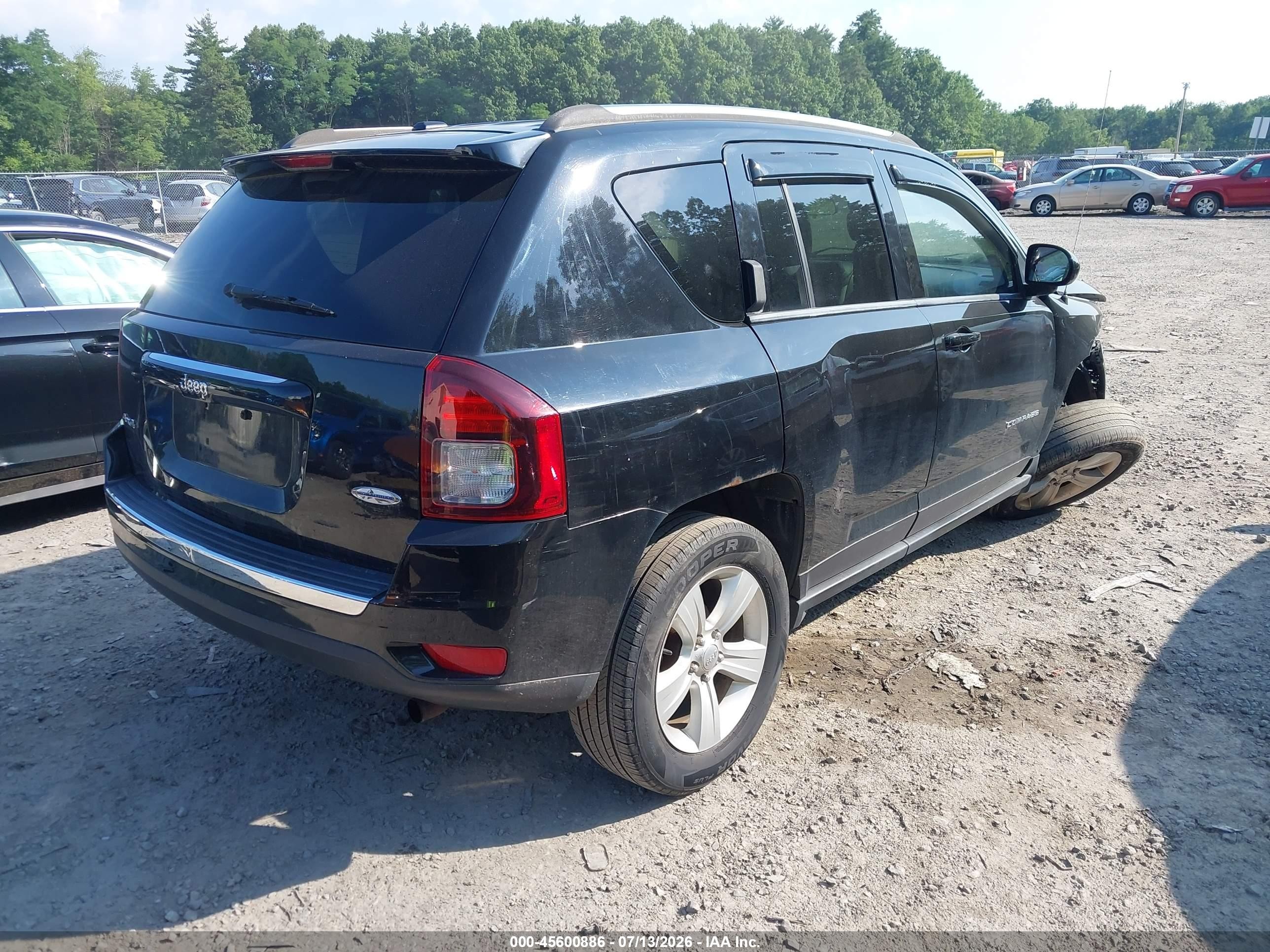 2015 Jeep Compass High Altitude Edition Черный vin: 1C4NJDEB6FD370746