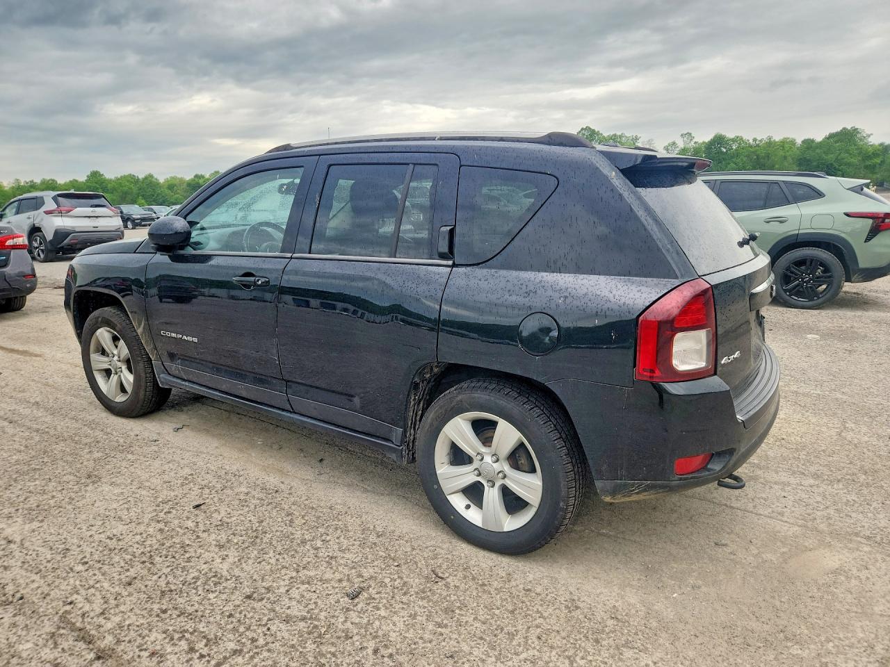 2014 Jeep Compass Latitude Black vin: 1C4NJDEB7ED501407