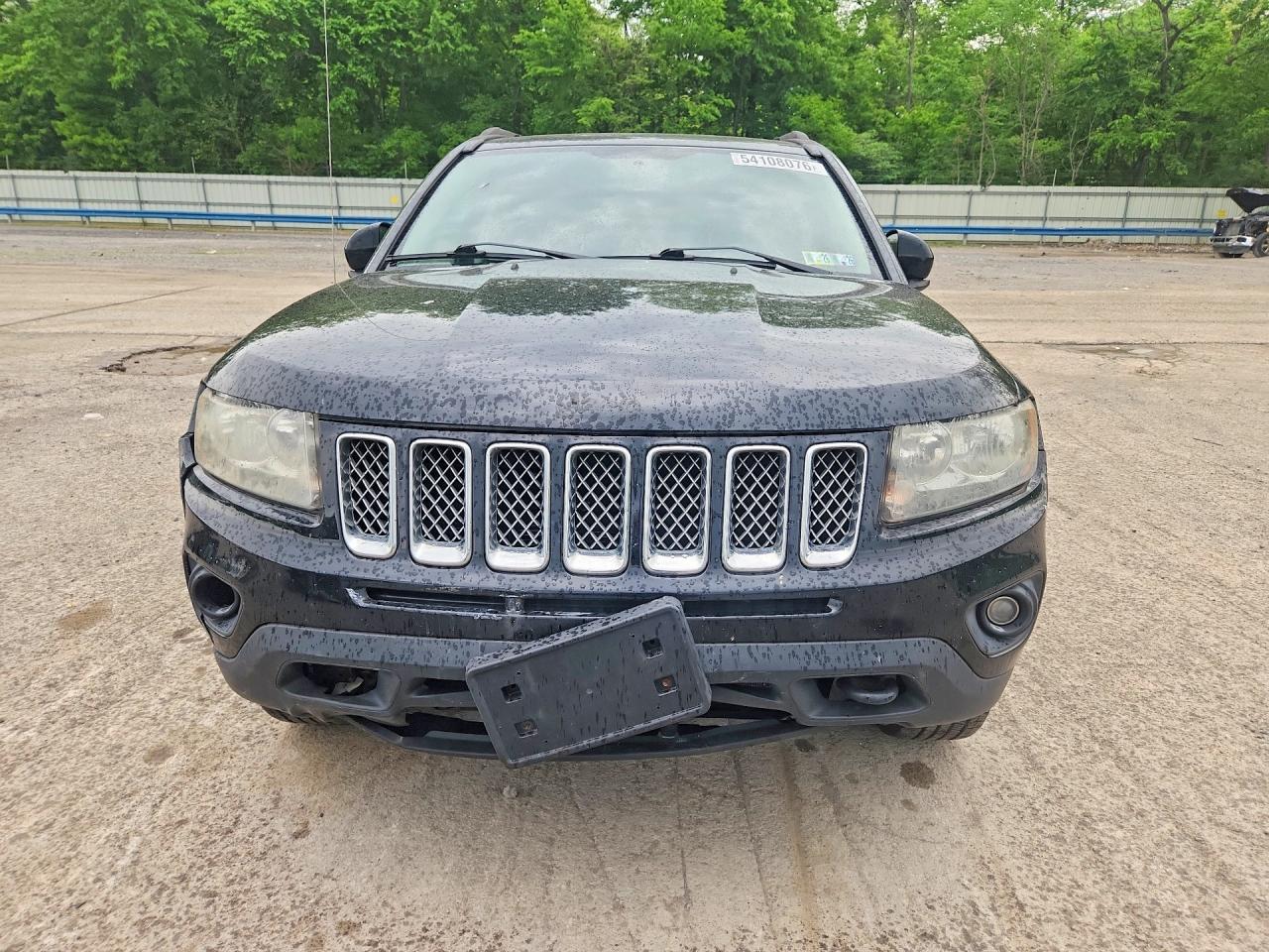 2014 Jeep Compass Latitude Black vin: 1C4NJDEB7ED501407