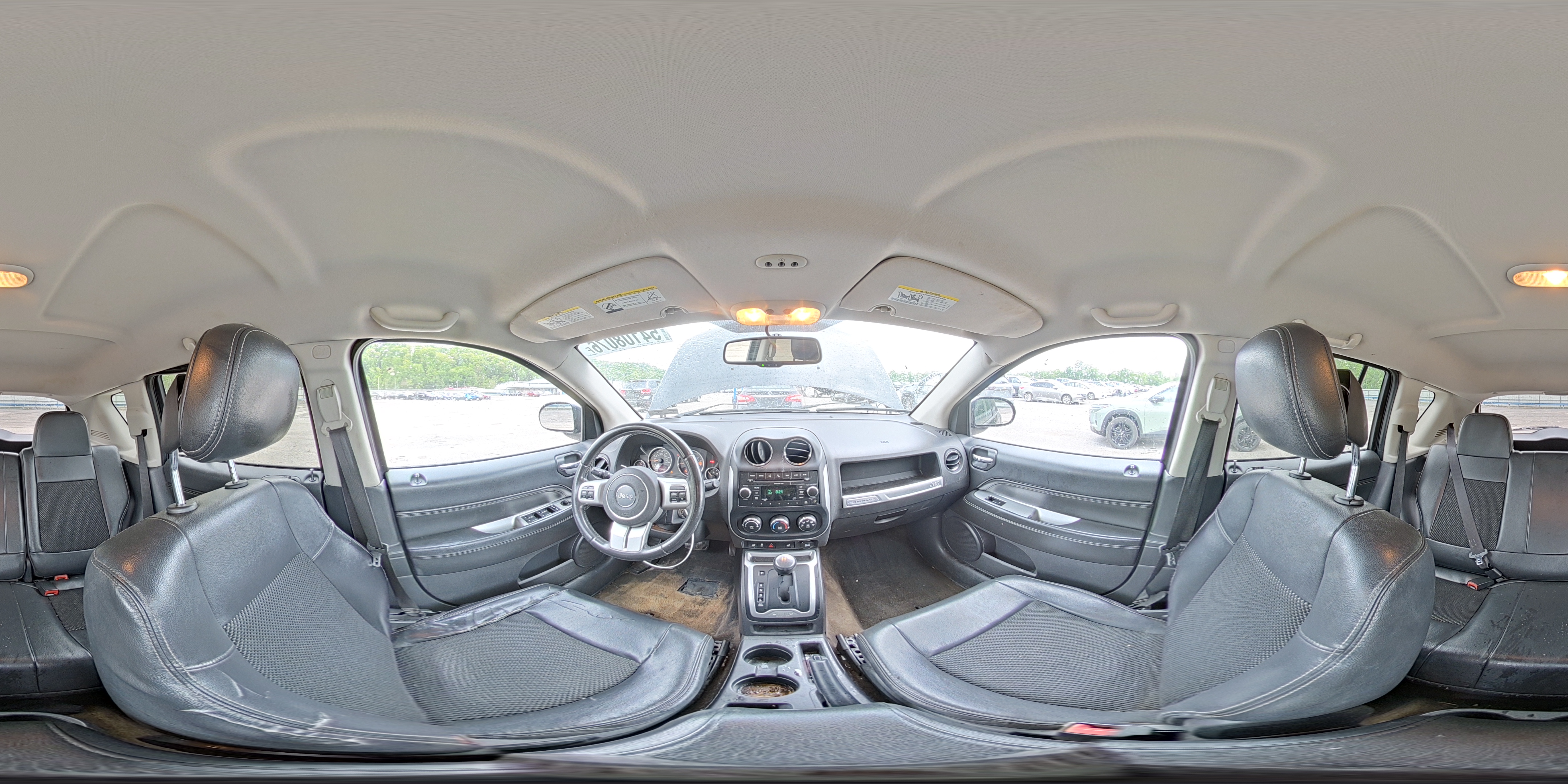 2014 Jeep Compass Latitude Black vin: 1C4NJDEB7ED501407