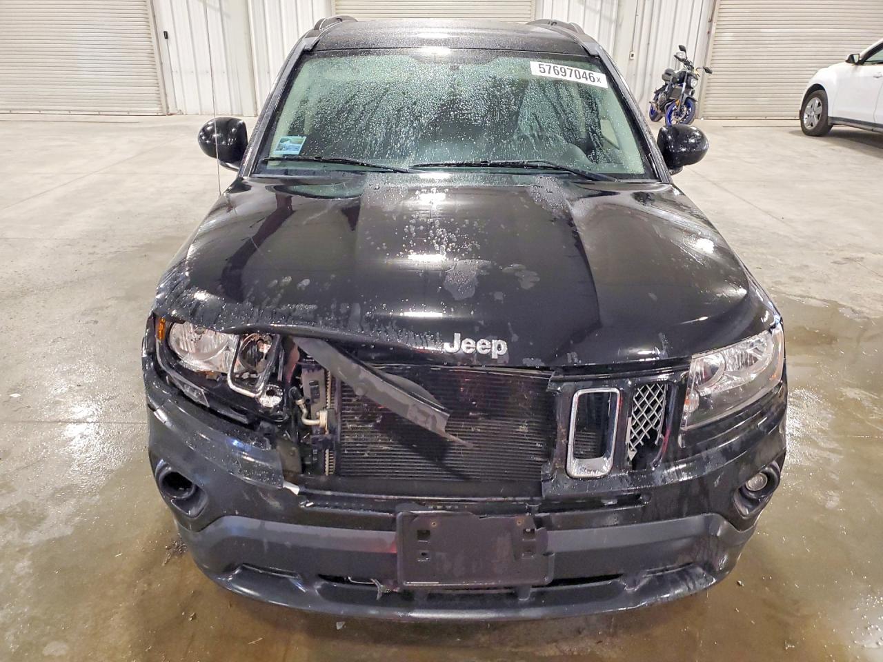 2014 Jeep Compass Latitude Black vin: 1C4NJDEB7ED694027