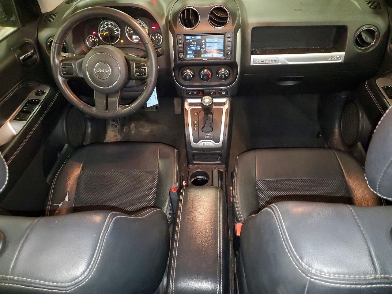 2014 Jeep Compass Latitude Black vin: 1C4NJDEB7ED694027