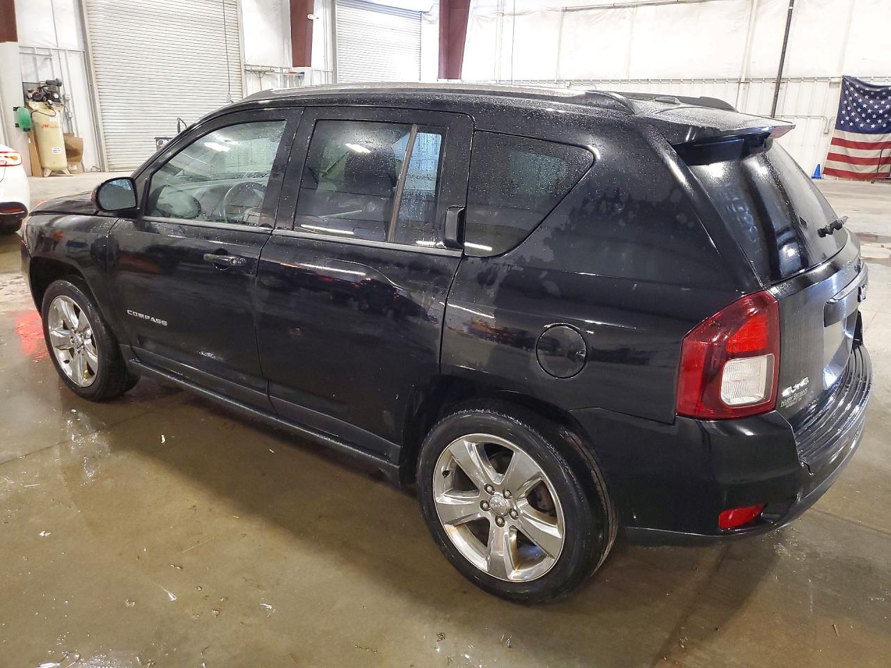 2014 Jeep Compass Latitude Black vin: 1C4NJDEB7ED694027