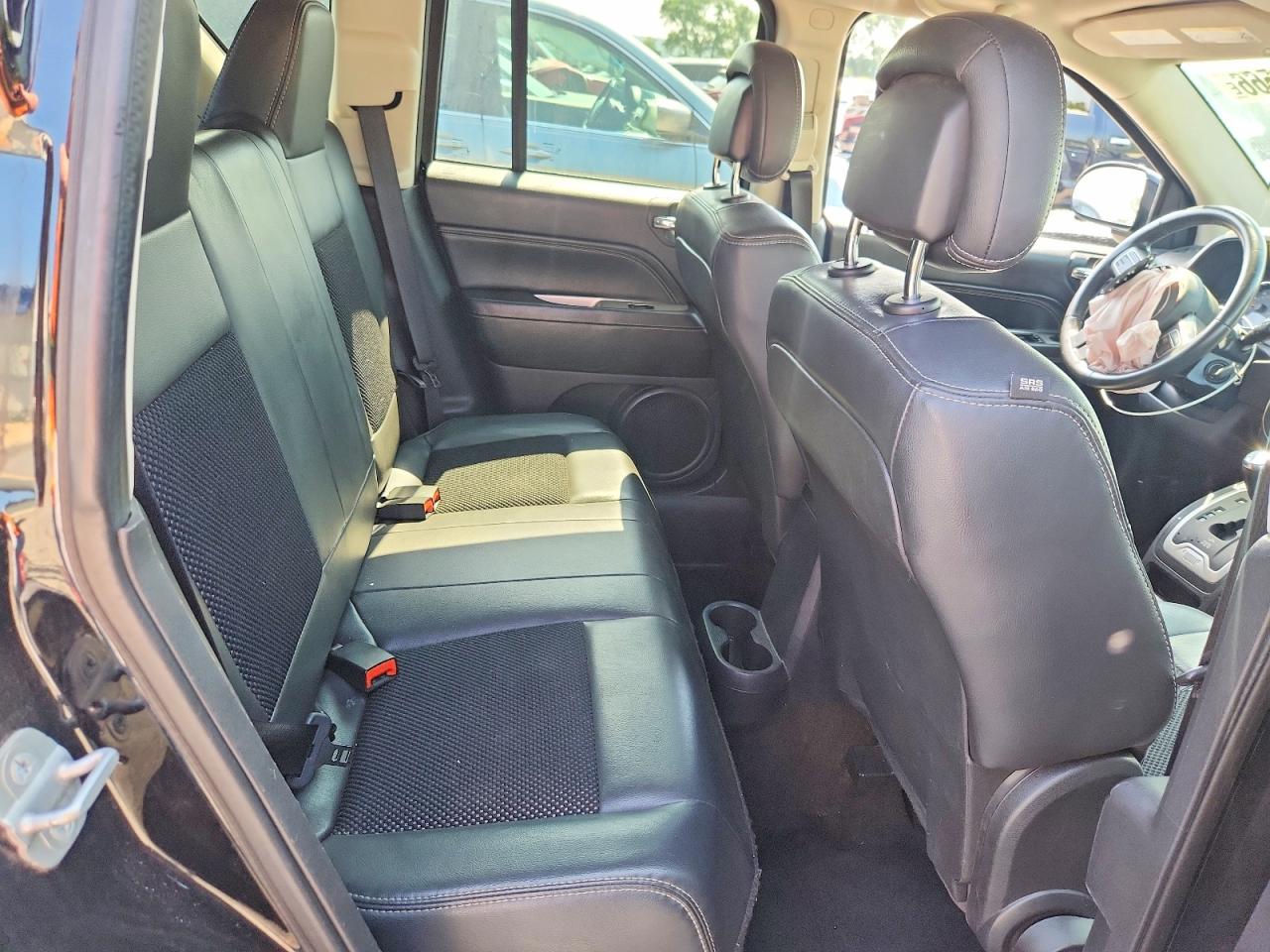 2014 Jeep Compass Latitude Black vin: 1C4NJDEB7ED707004