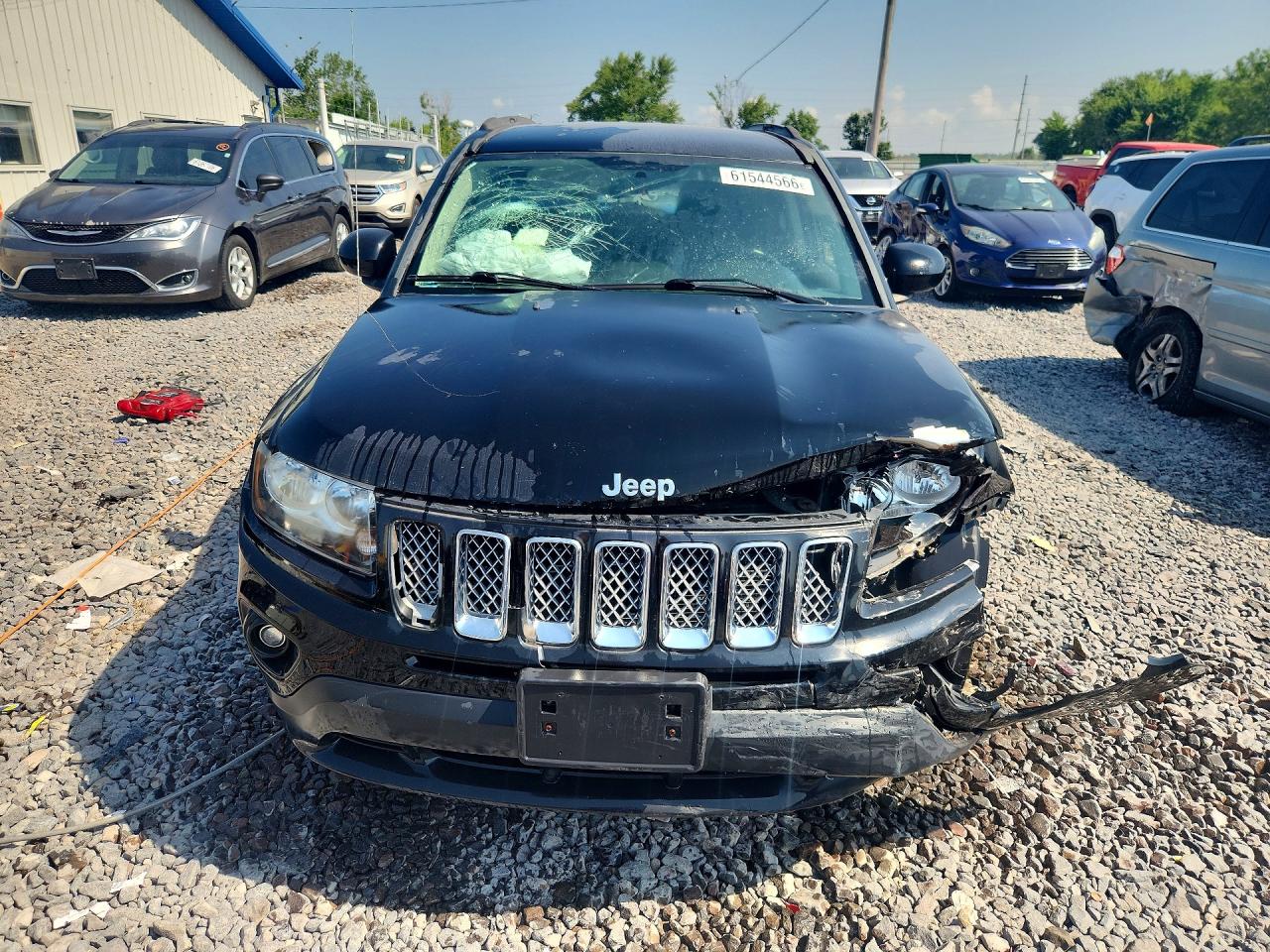 2014 Jeep Compass Latitude Black vin: 1C4NJDEB7ED707004