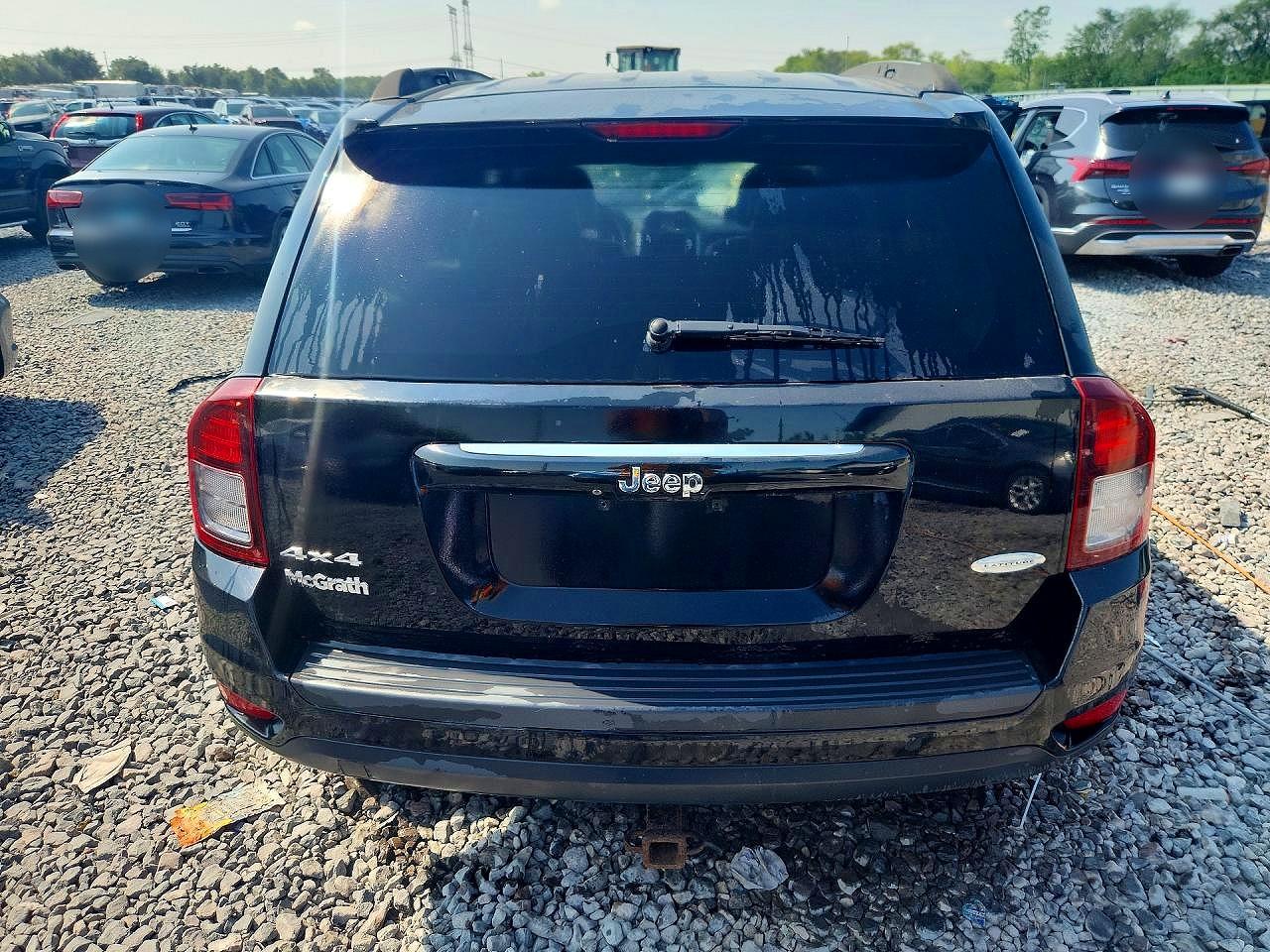 2014 Jeep Compass Latitude Black vin: 1C4NJDEB7ED707004