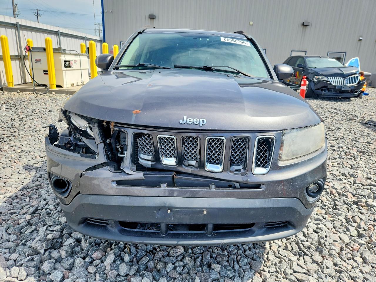 2014 Jeep Compass Latitude Серый vin: 1C4NJDEB7ED759877