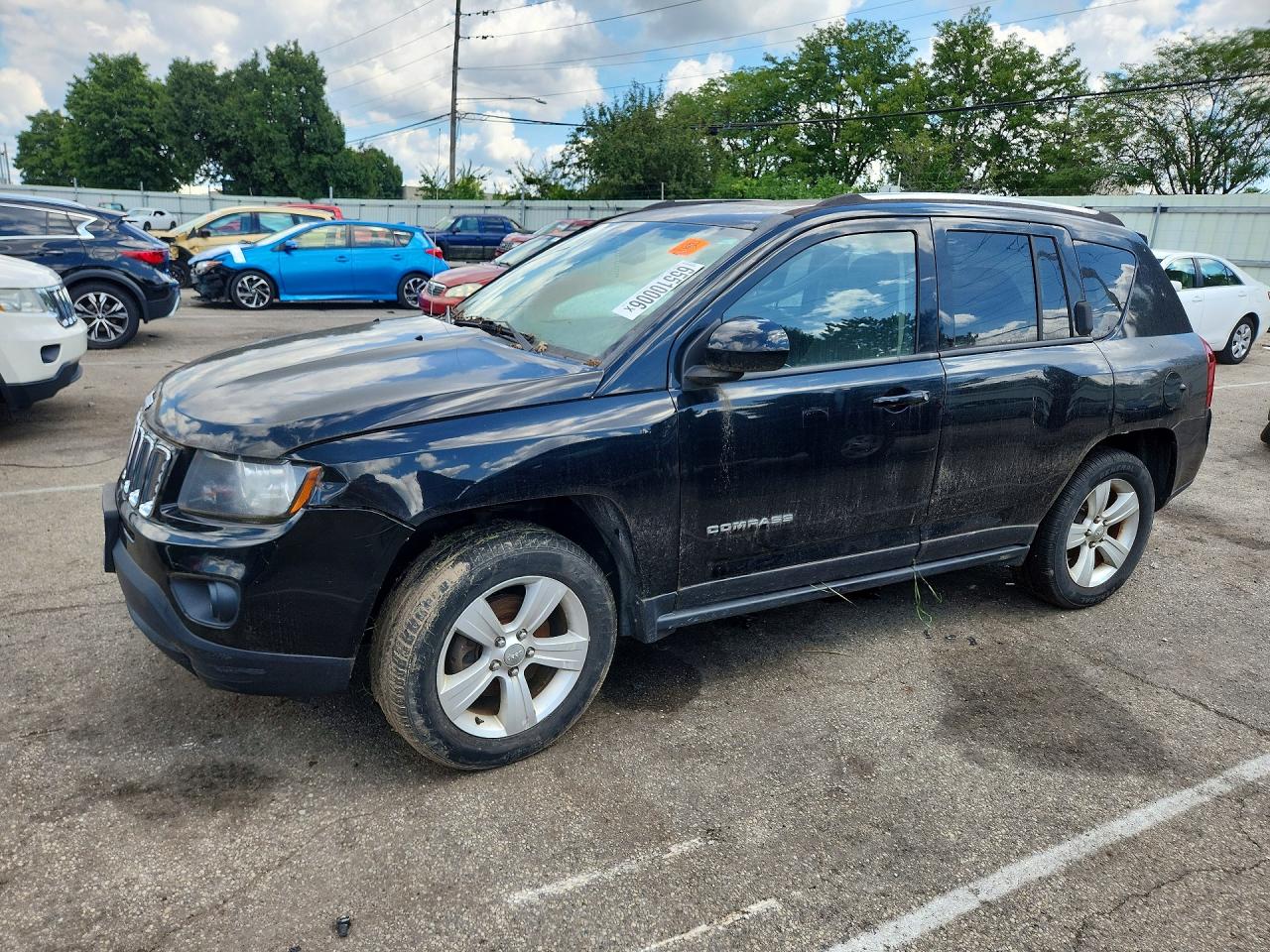 2014 Jeep Compass Latitude Black vin: 1C4NJDEB7ED809872