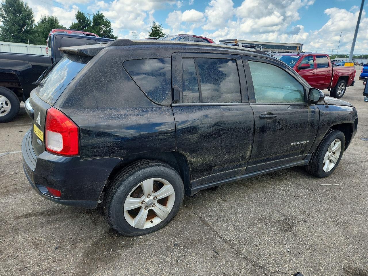 2014 Jeep Compass Latitude Black vin: 1C4NJDEB7ED809872