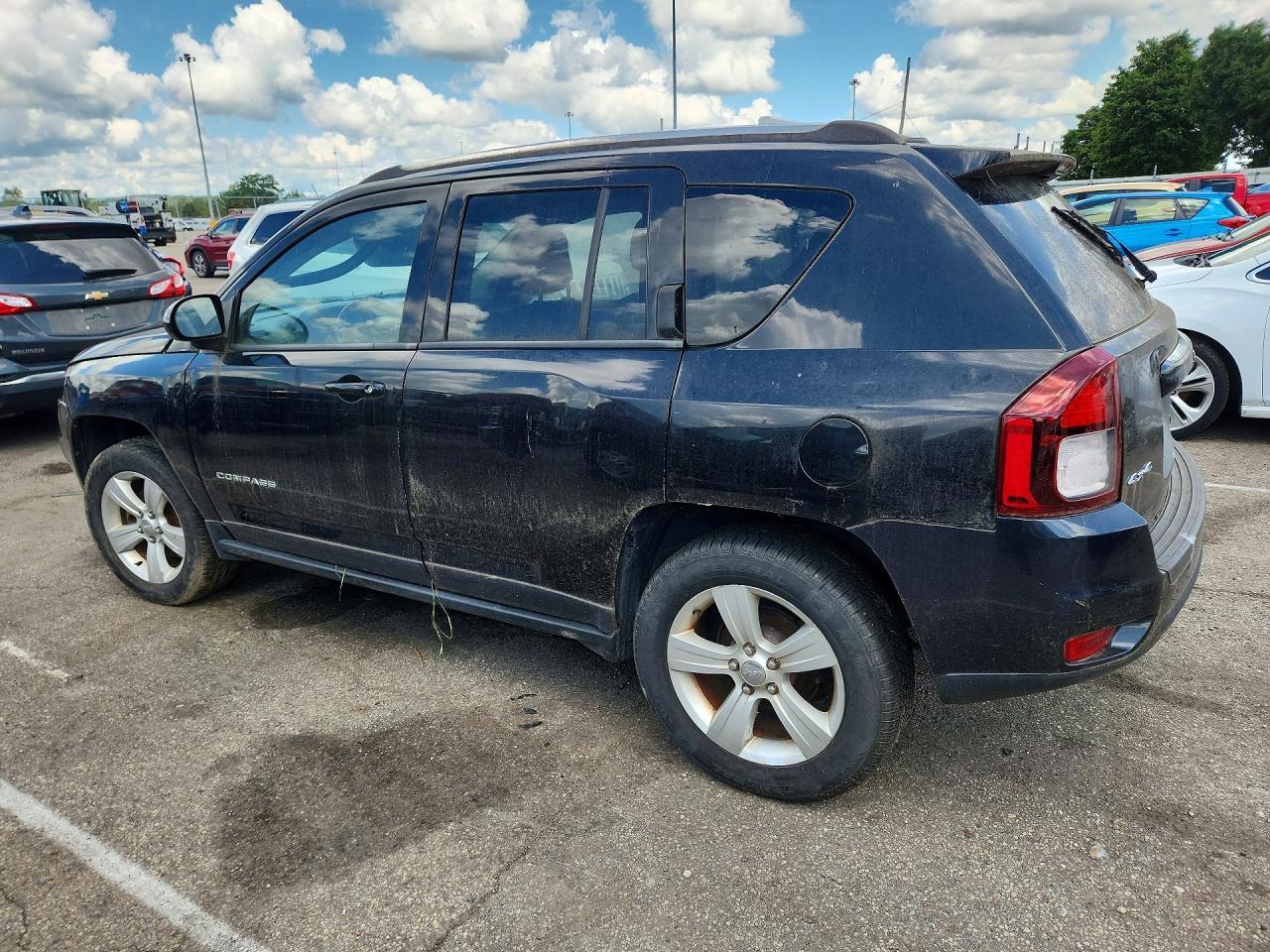 2014 Jeep Compass Latitude Black vin: 1C4NJDEB7ED809872